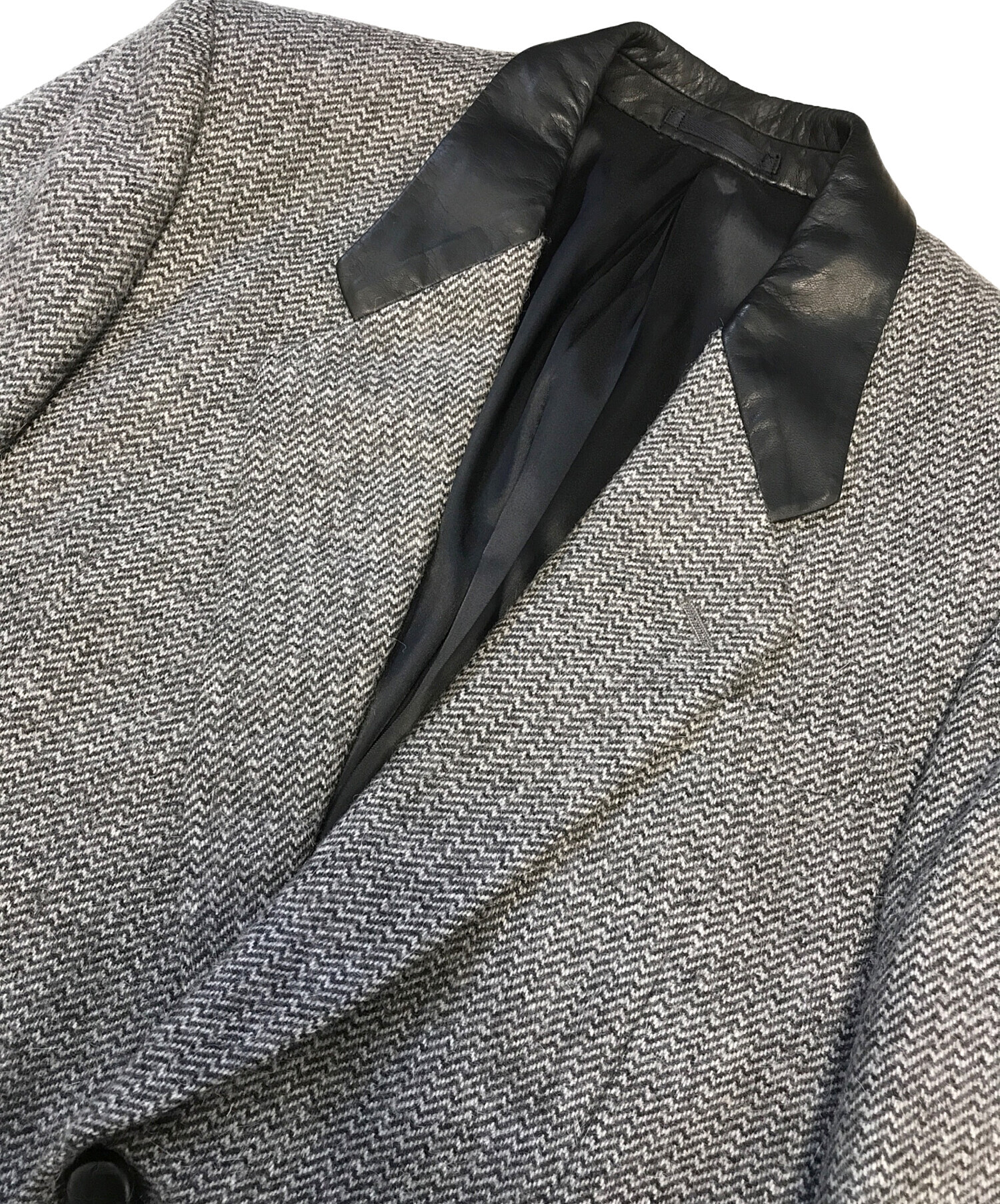 中古・古着通販】COMME des GARCONS (コムデギャルソン) 襟レザー