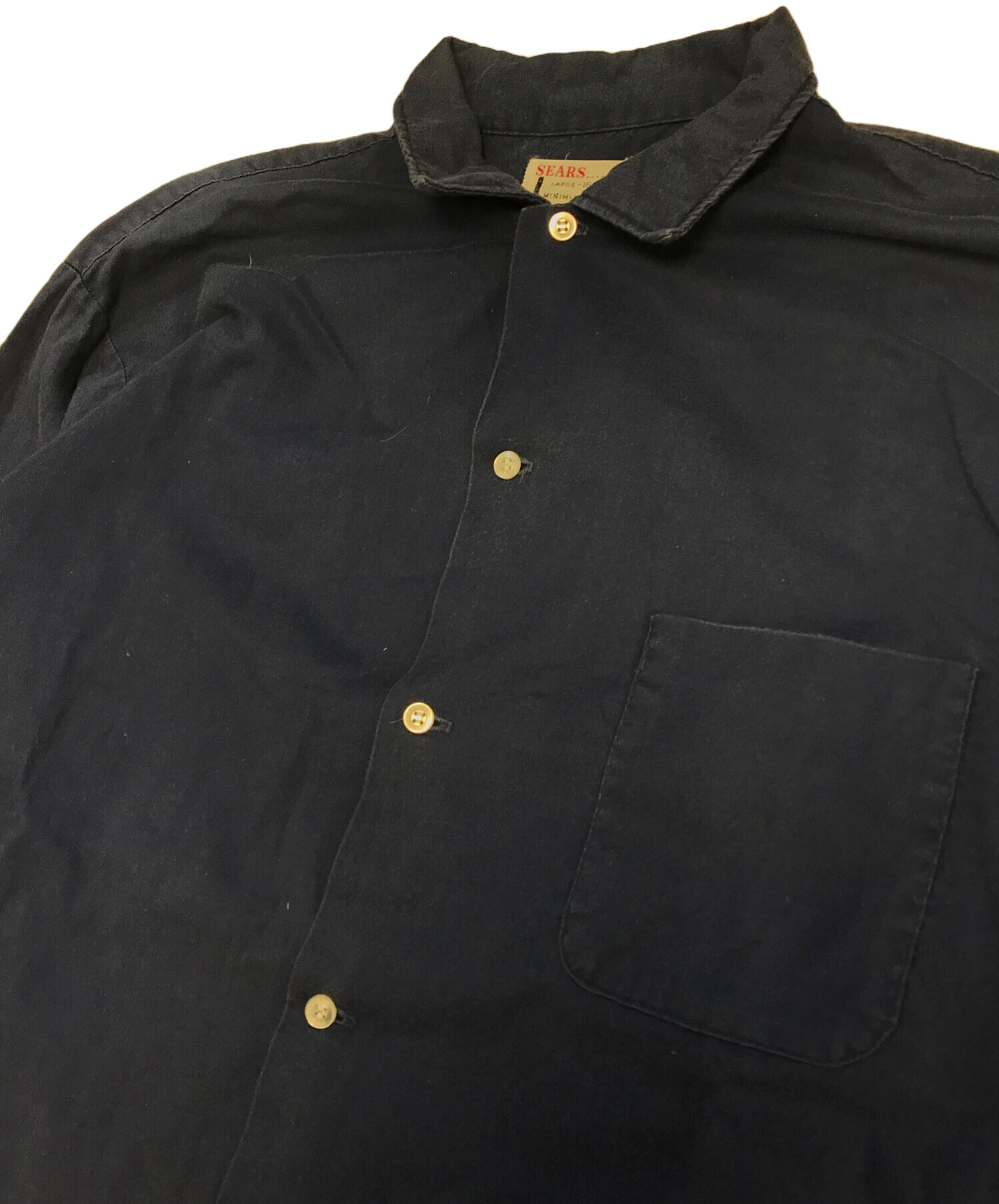 中古・古着通販】Sears (シアーズ) オープンカラーコットンシャツ