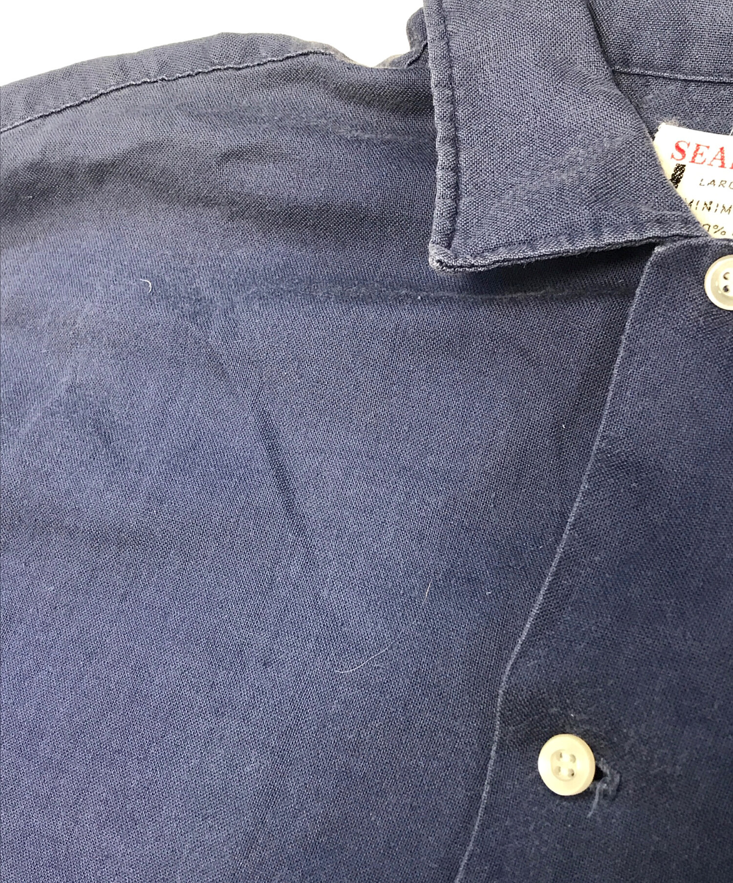 中古・古着通販】Sears (シアーズ) オープンカラーコットンシャツ