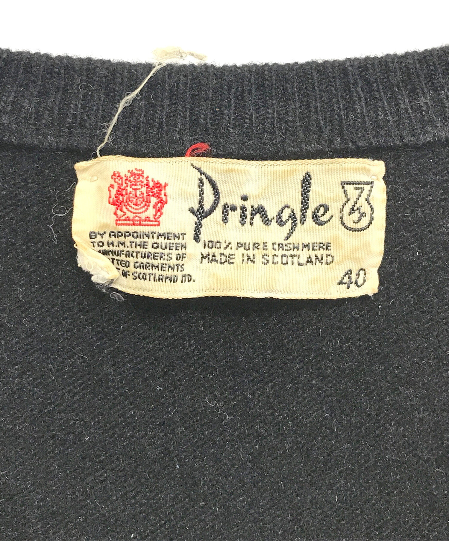 中古・古着通販】Pringle (プリングル) カシミヤVネックニット