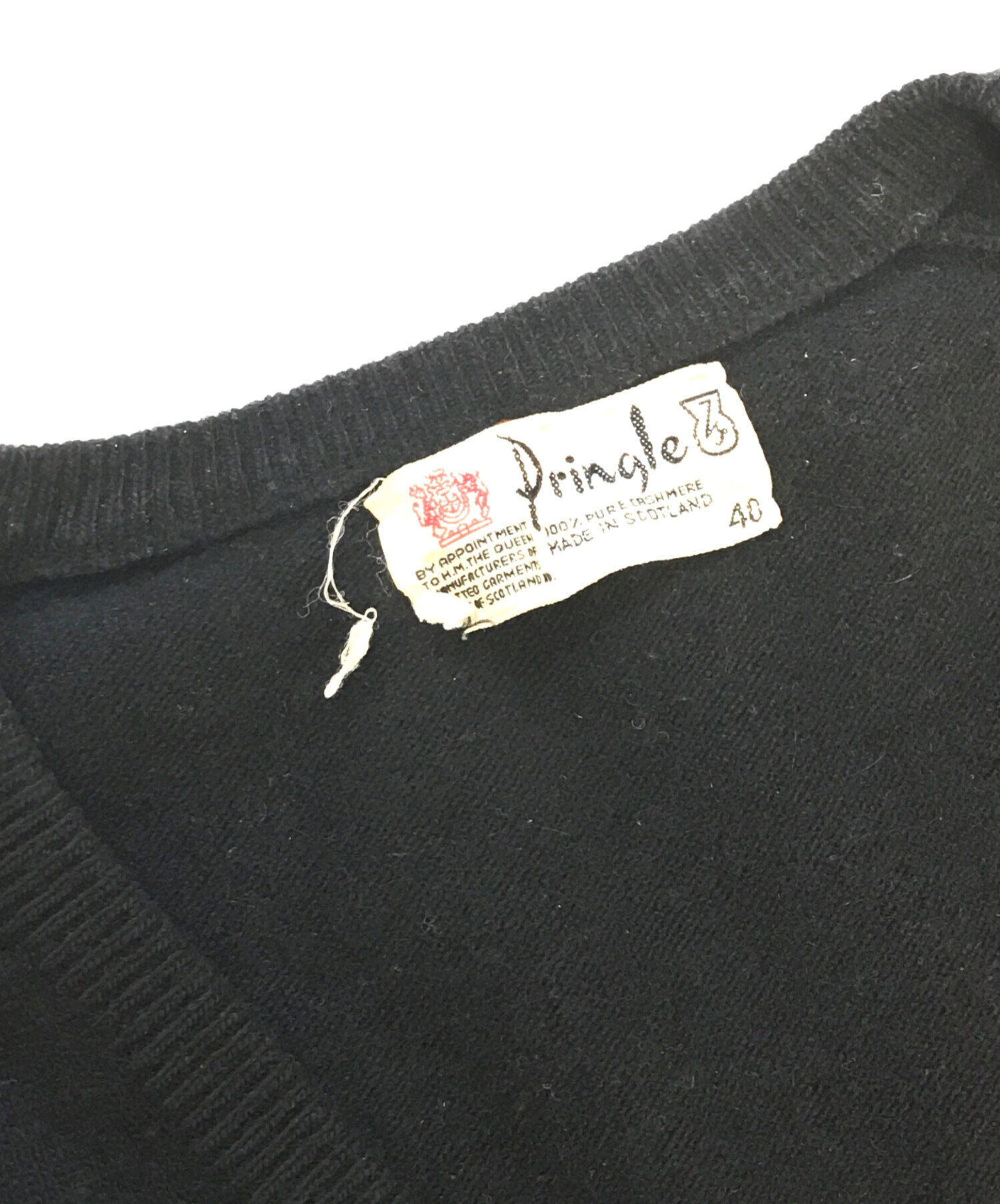 中古・古着通販】Pringle (プリングル) カシミヤVネックニット