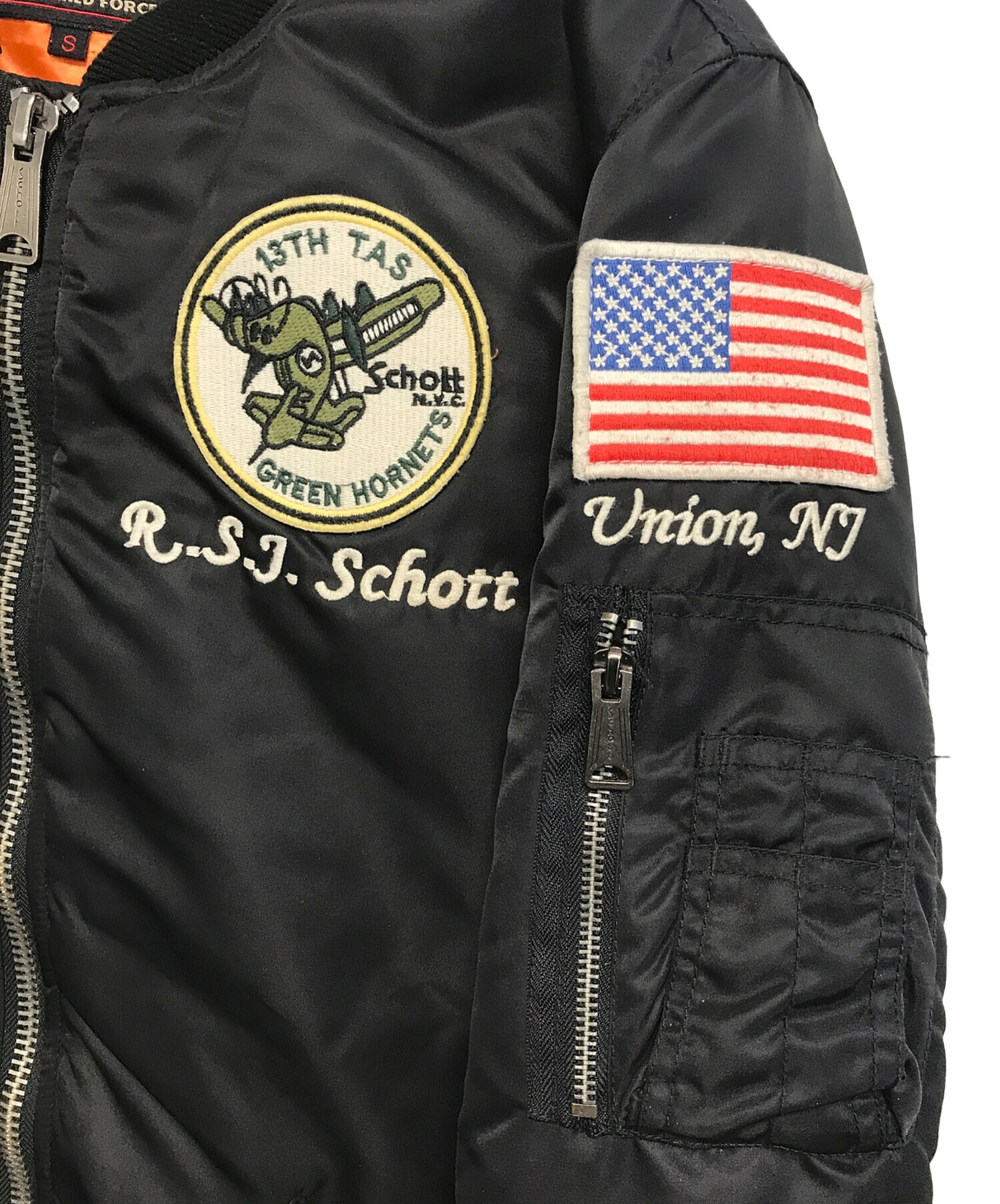 中古・古着通販】Schott (ショット) フライトジャケット ブラック
