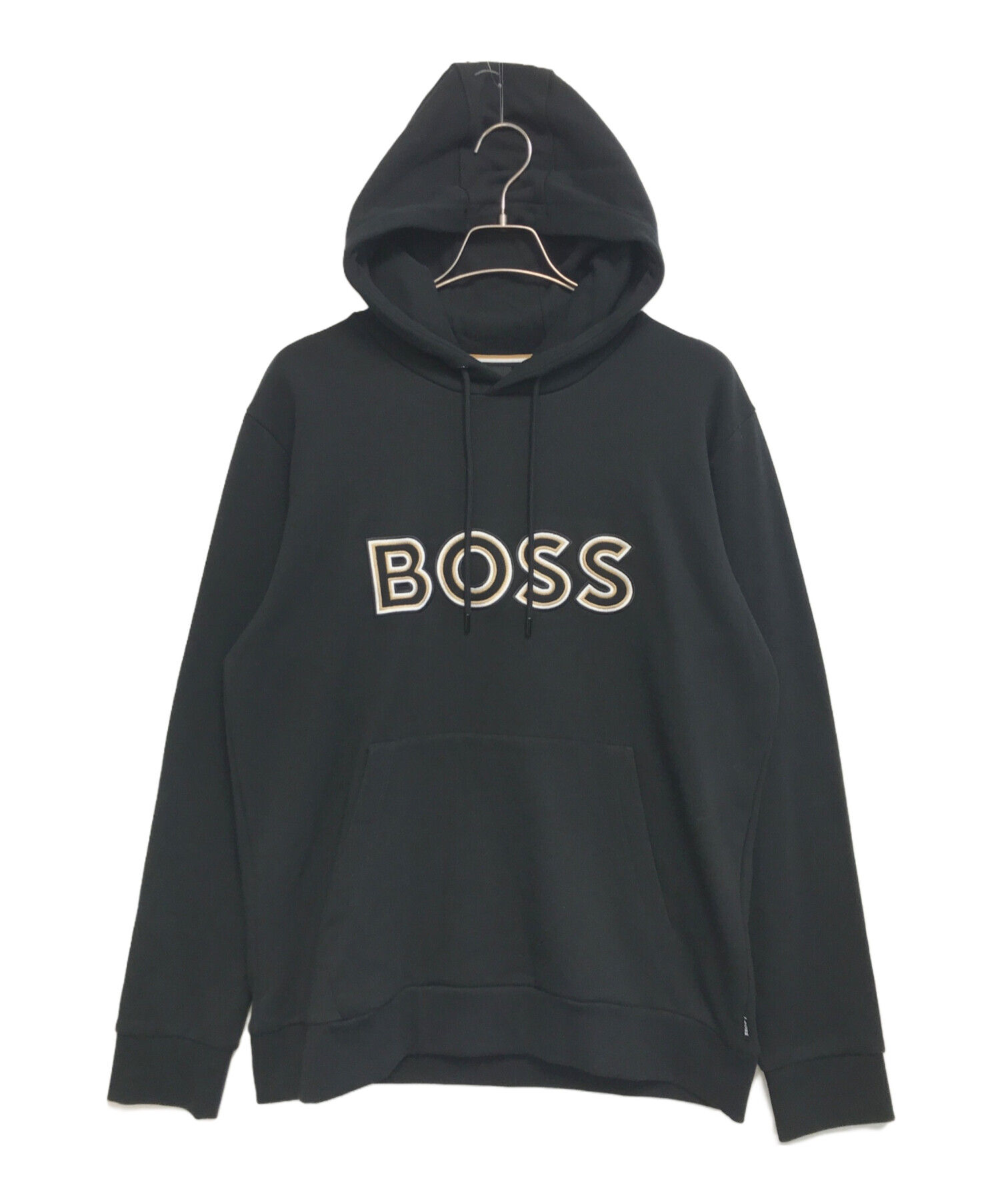 中古・古着通販】HUGO BOSS (ヒューゴ ボス) ロゴパーカー ブラック