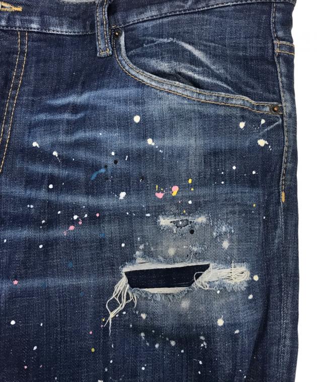 中古・古着通販】DSQUARED2 (ディースクエアード) ペンキ加工 デニム