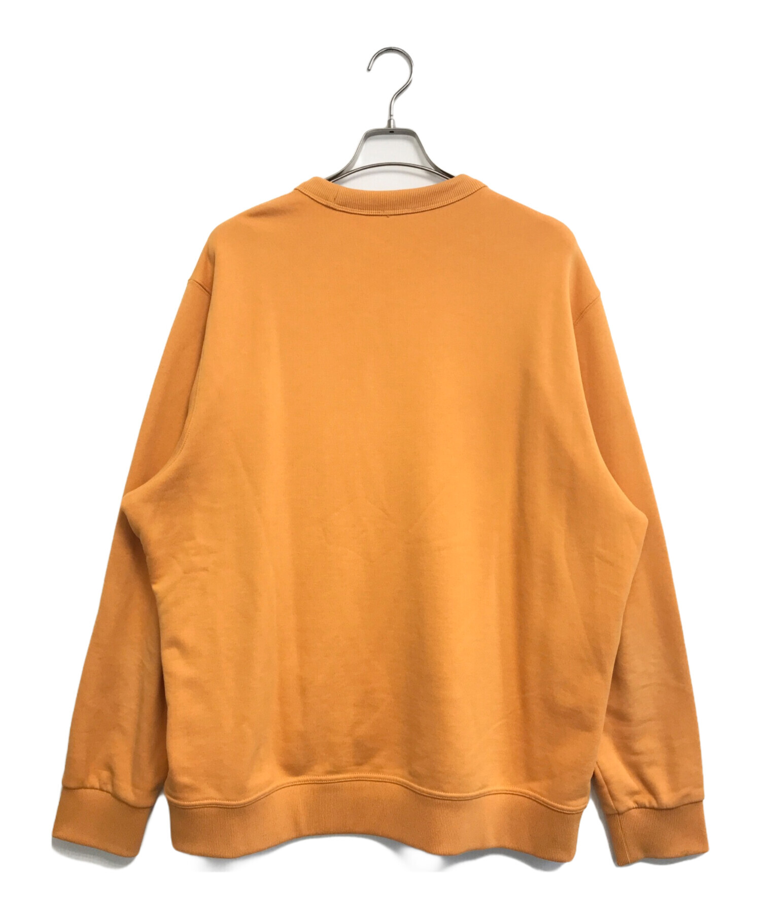 中古・古着通販】BURBERRY (バーバリー) ロゴスウェット オレンジ