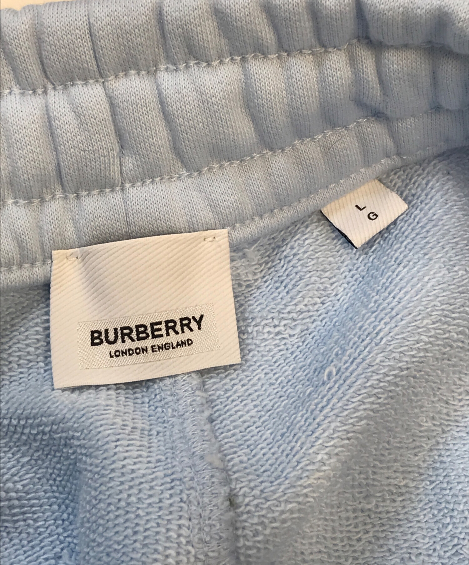 中古・古着通販】BURBERRY (バーバリー) ロゴ スウェットハーフパンツ 