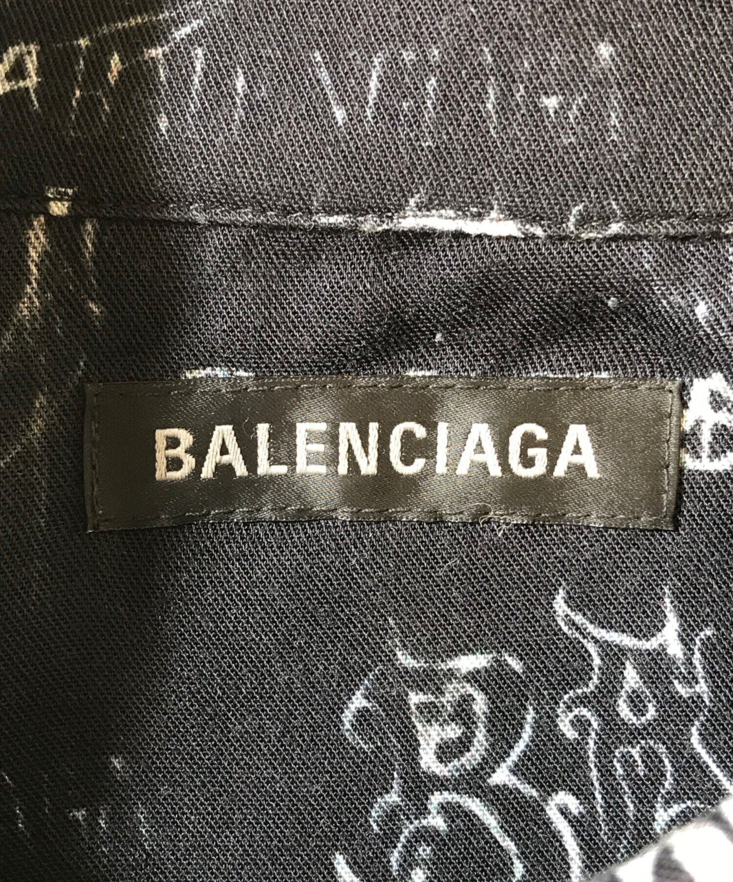 中古・古着通販】BALENCIAGA (バレンシアガ) TPLE7 ロゴプリント長袖
