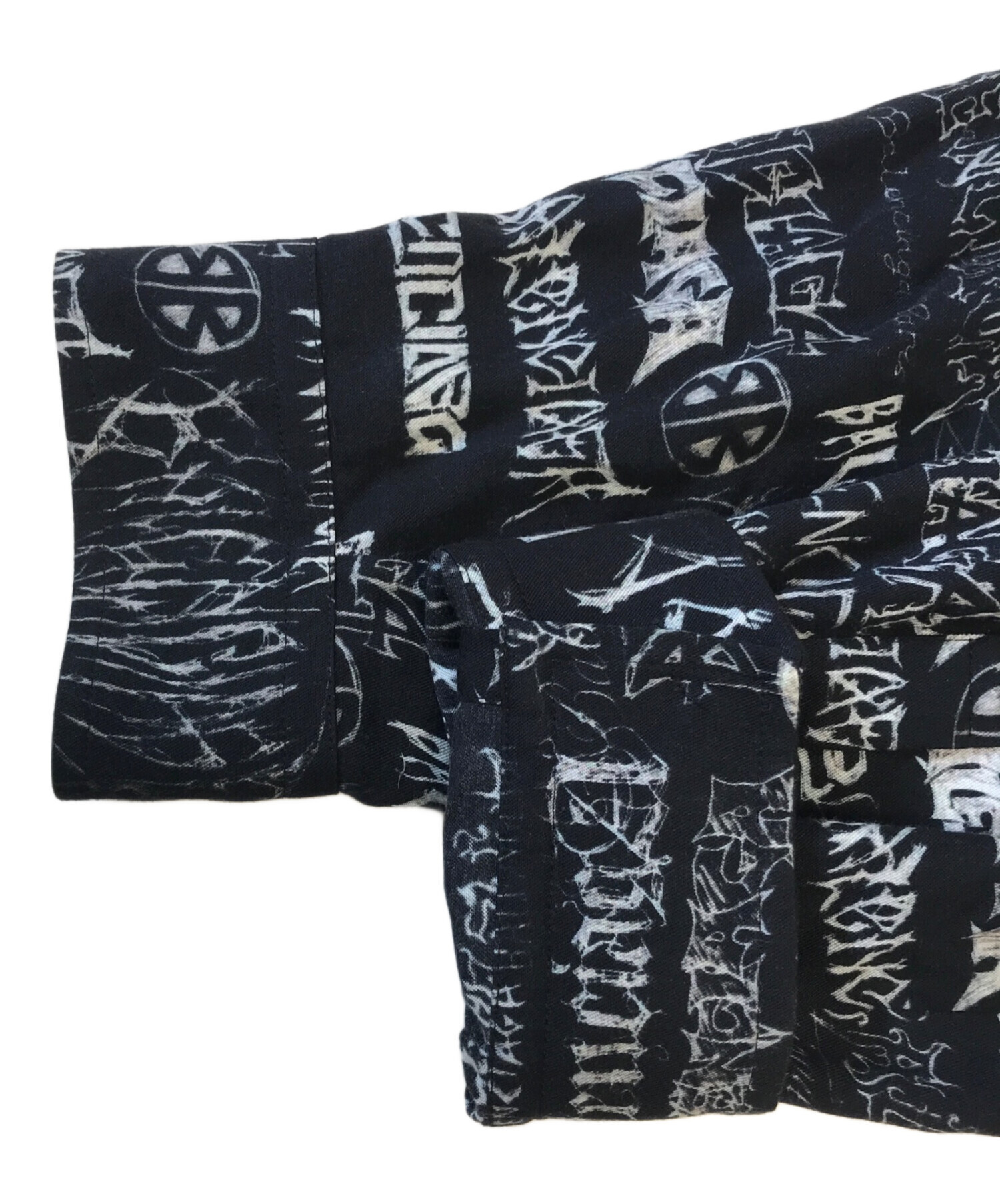 中古・古着通販】BALENCIAGA (バレンシアガ) TPLE7 ロゴプリント長袖