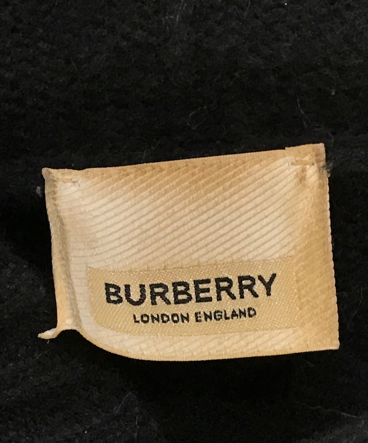 中古・古着通販】BURBERRY (バーバリー) カシミヤロゴニットパーカー 