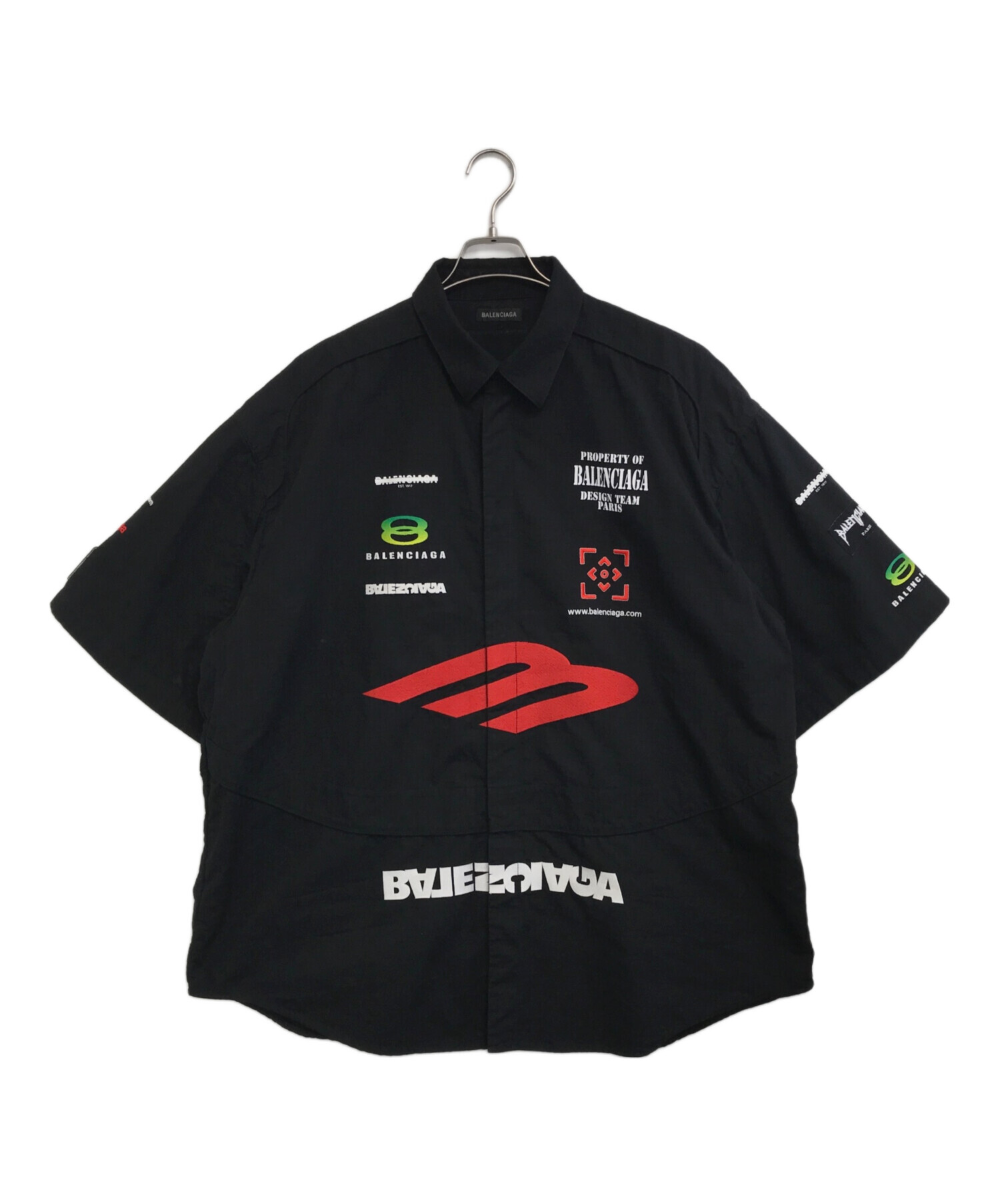 中古・古着通販】BALENCIAGA (バレンシアガ) ゲーマーシャツ ブラック