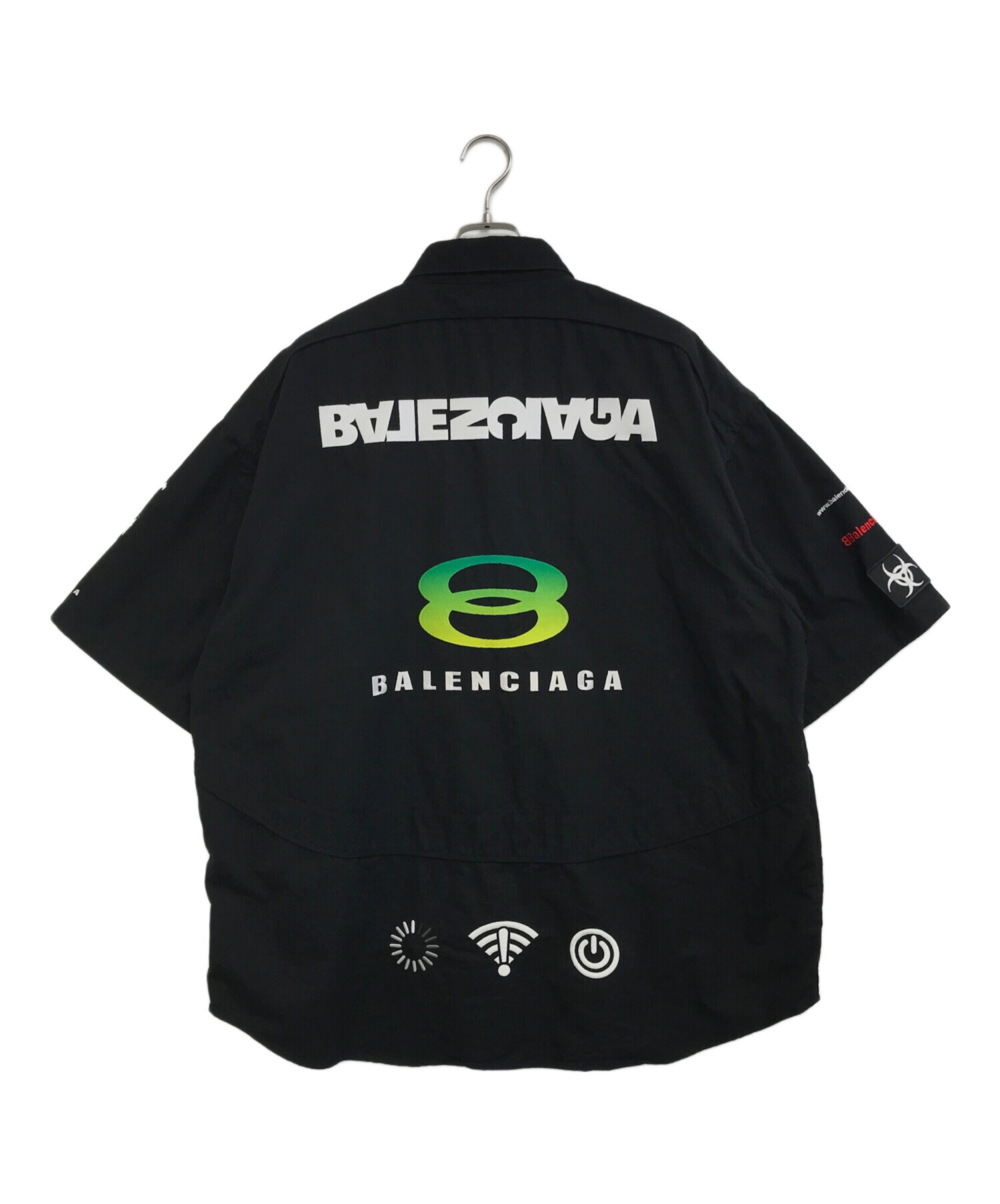 中古・古着通販】BALENCIAGA (バレンシアガ) ゲーマーシャツ ブラック