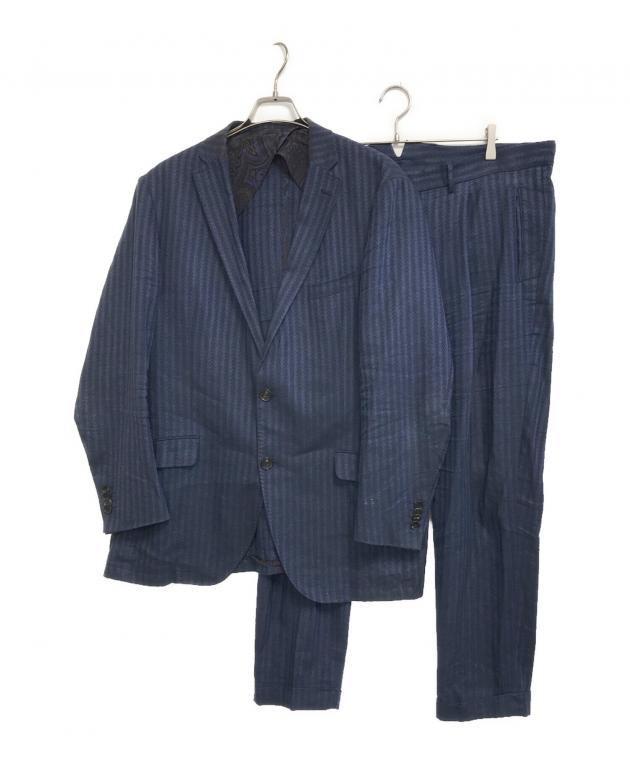 中古・古着通販】ETRO (エトロ) セットアップ ネイビー サイズ:60