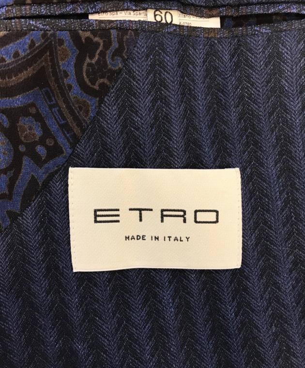 中古・古着通販】ETRO (エトロ) セットアップ ネイビー サイズ:60