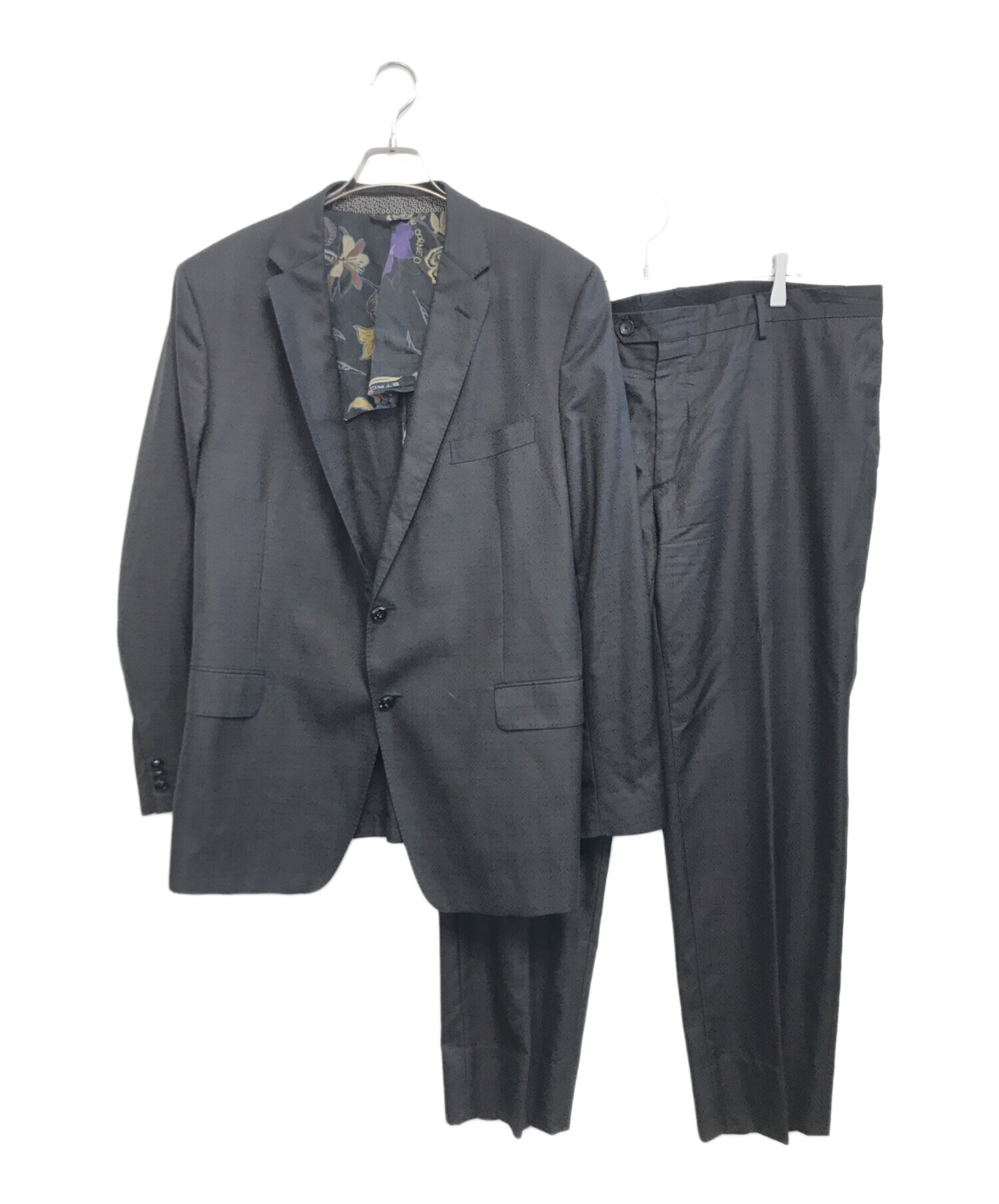 ETRO セットアップ　秋 中古・古着通販】ETRO (エトロ) セットアップ ブラック サイズ:60