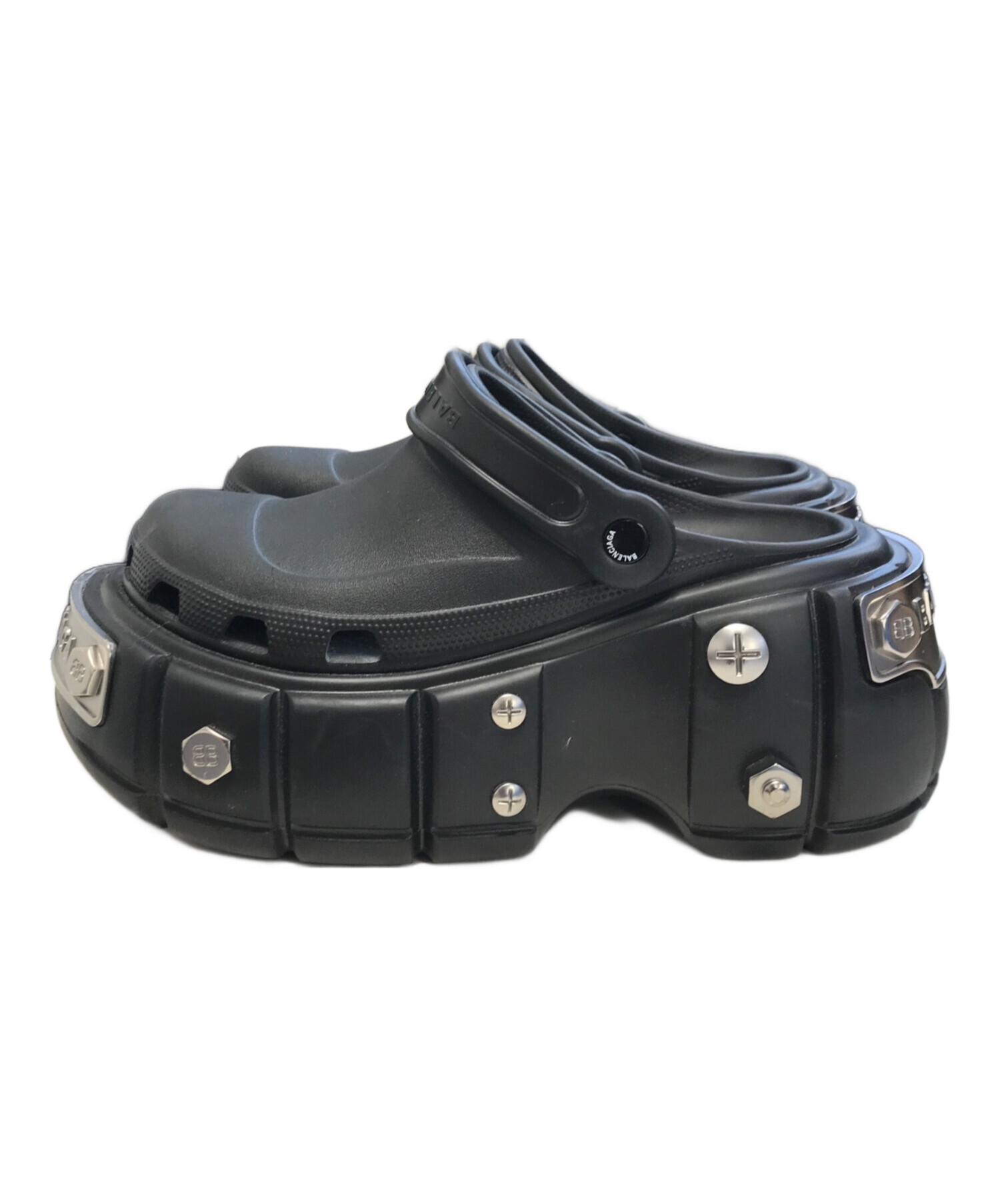 中古・古着通販】BALENCIAGA (バレンシアガ) HARDCROCS ブラック 