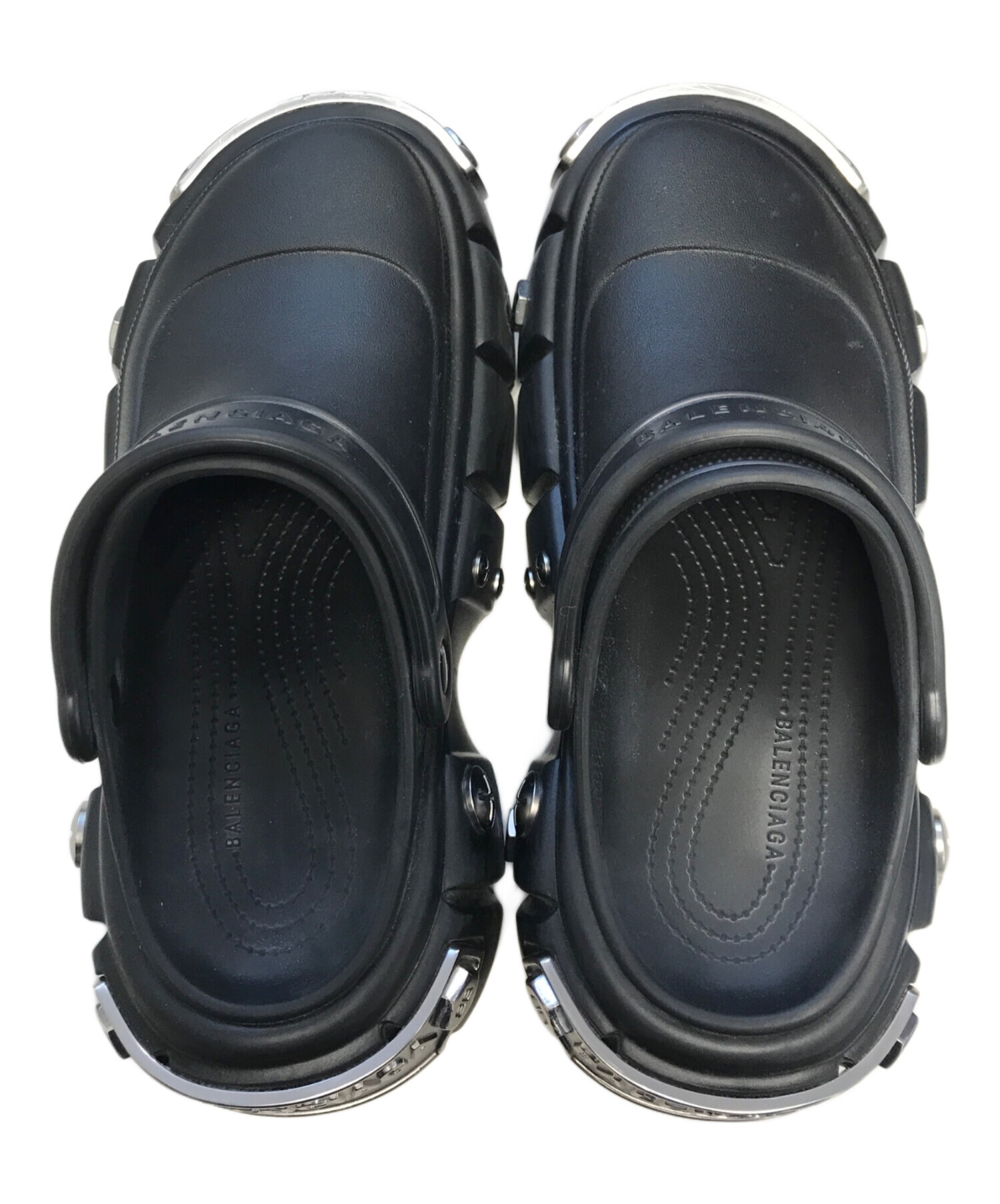 中古・古着通販】BALENCIAGA (バレンシアガ) HARDCROCS ブラック