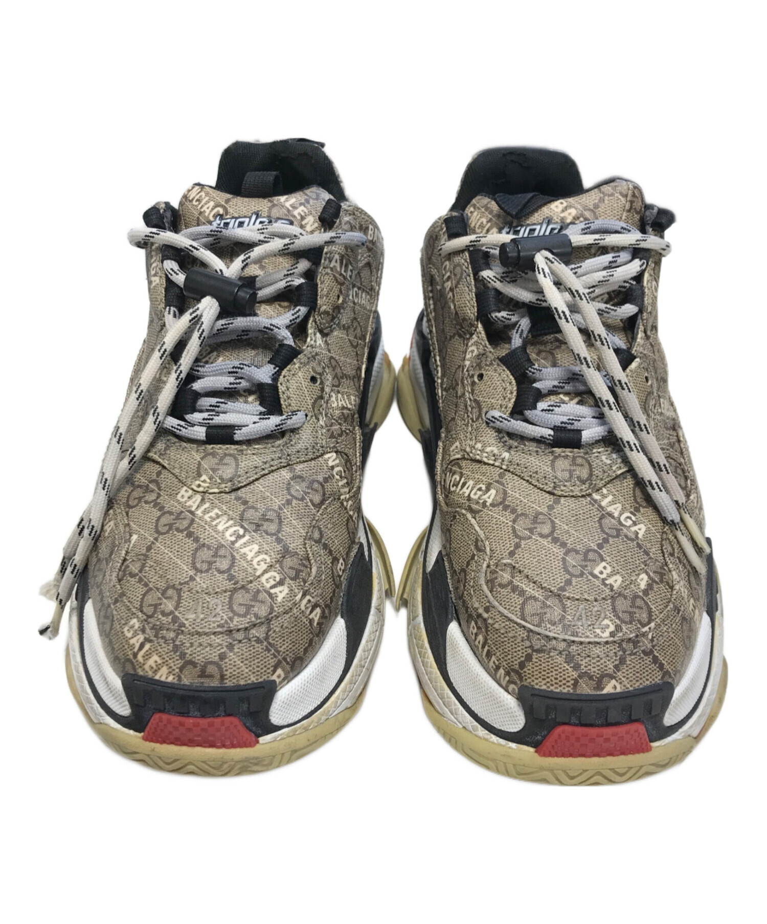 バレンシアガグッチ　スニーカー BALENCIAGA x GUCCI (バレンシアガ×グッチ) TRIPLE S TRAINERS