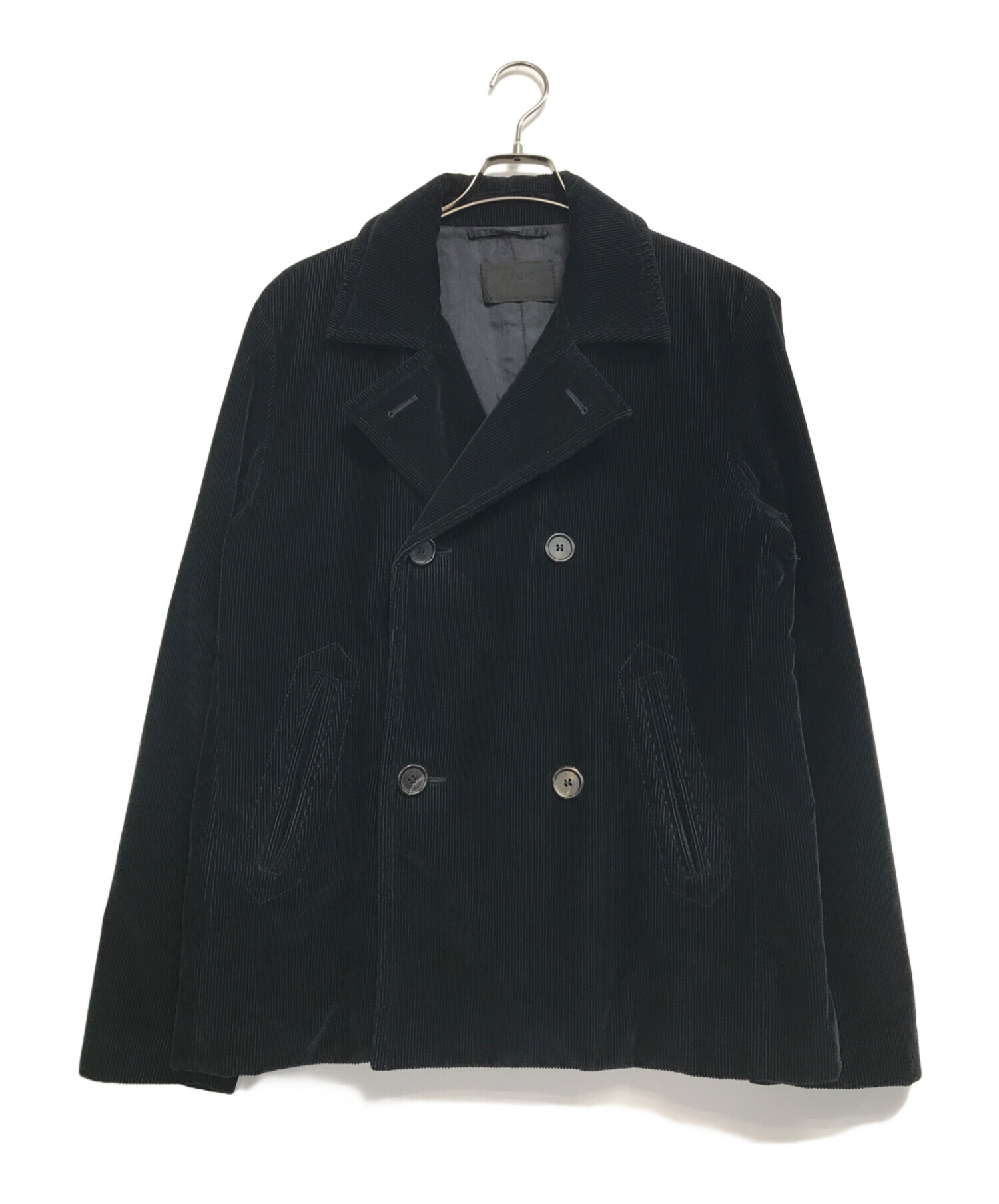 中古・古着通販】PRADA (プラダ) コーデュロイジャケット ブラック
