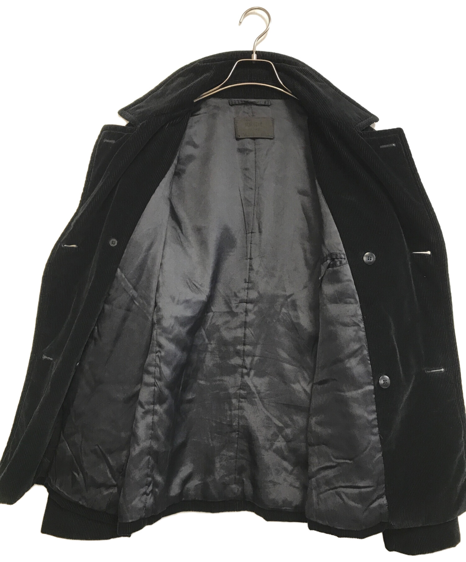 中古・古着通販】PRADA (プラダ) コーデュロイジャケット ブラック