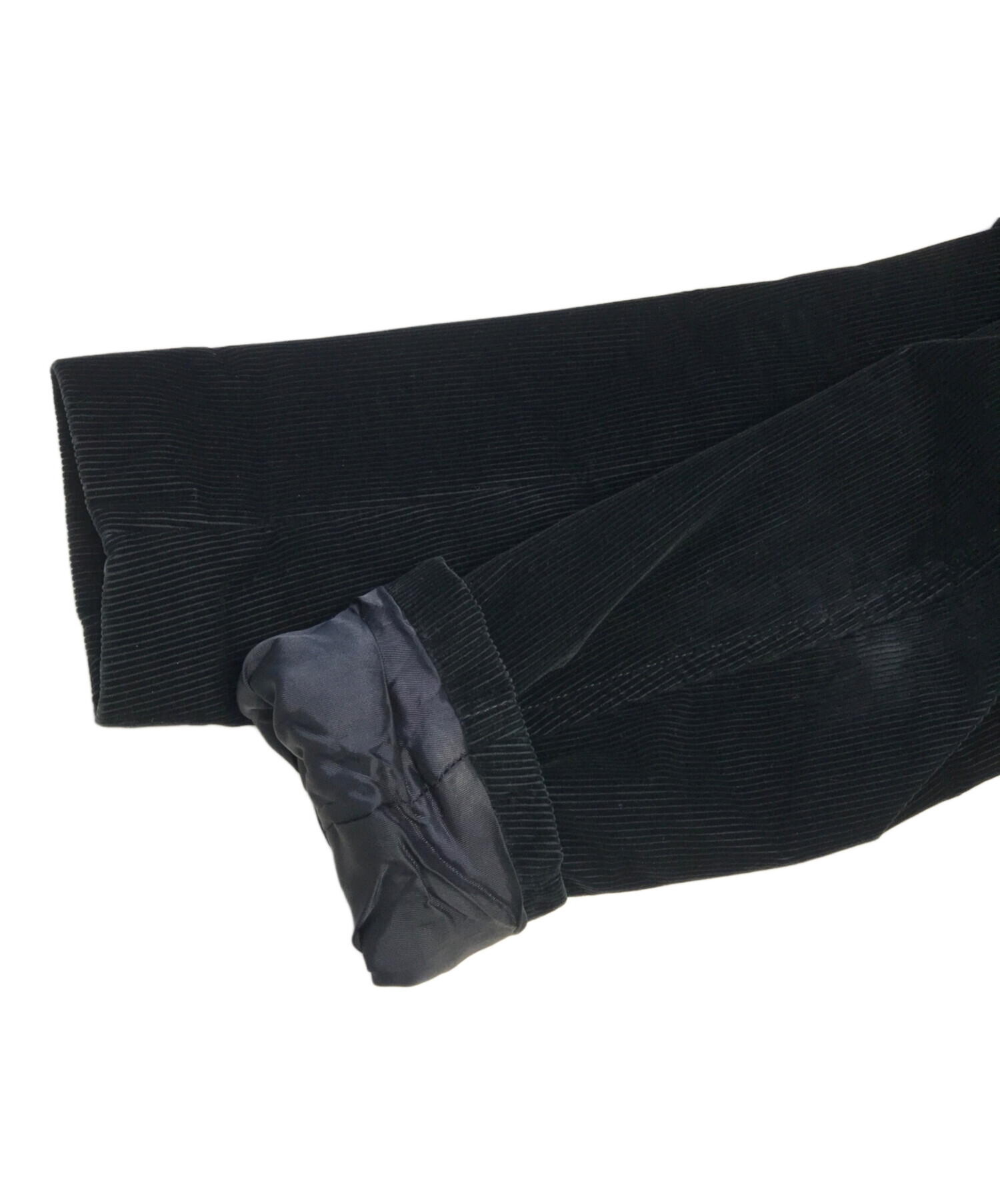 中古・古着通販】PRADA (プラダ) コーデュロイジャケット ブラック 