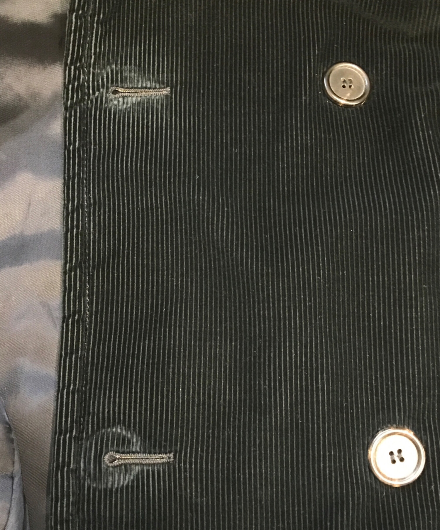 中古・古着通販】PRADA (プラダ) コーデュロイジャケット ブラック