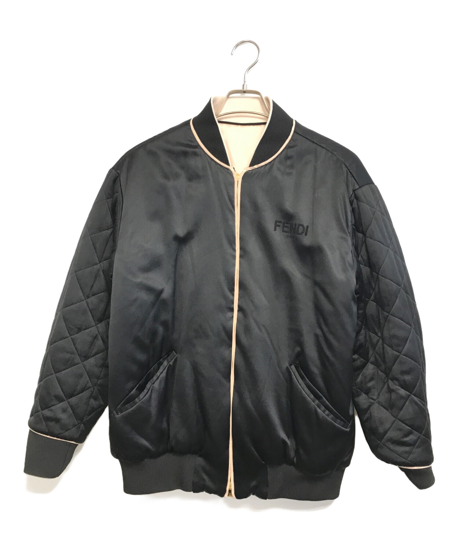 中古・古着通販】FENDI (フェンディ) リバーシブルブルゾン ブラック