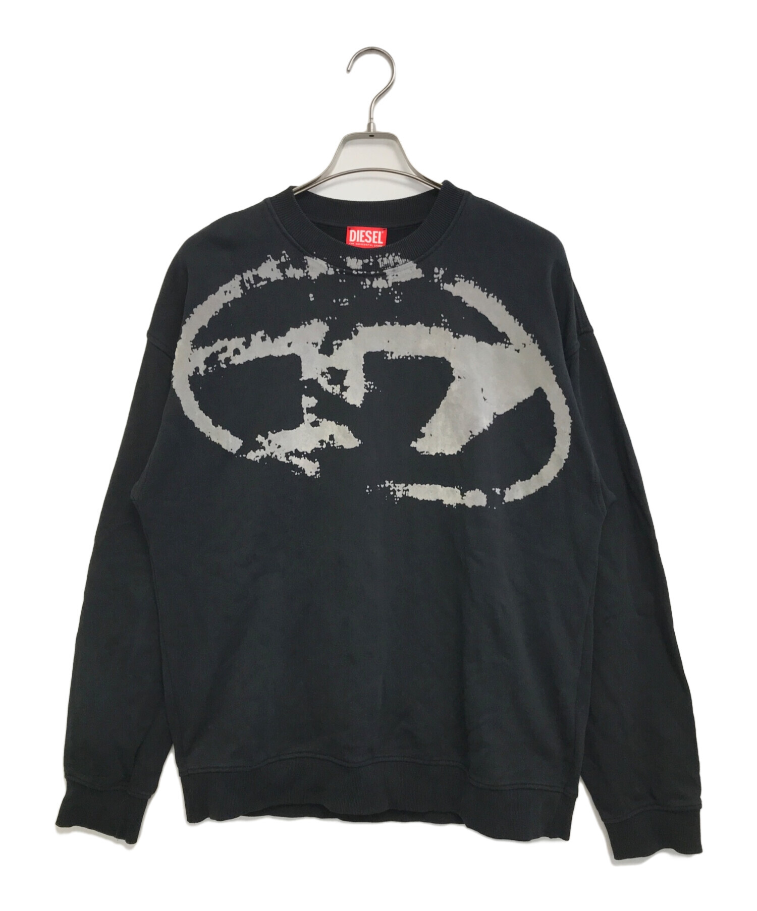 中古・古着通販】DIESEL (ディーゼル) フロッキープリントスウェット