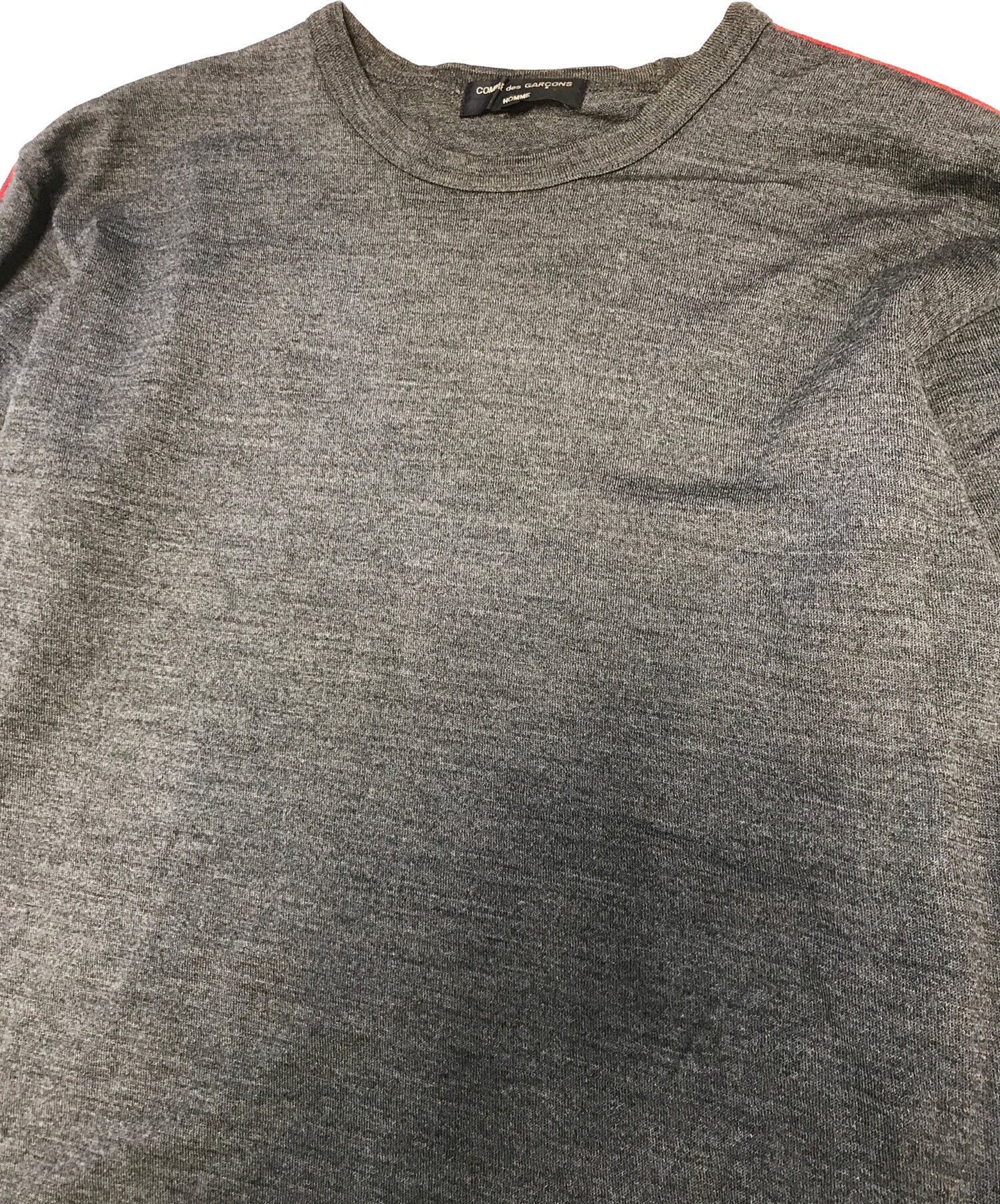 COMME des GARCONS HOMME 長袖セーター グレー | ヤマダウェブコム