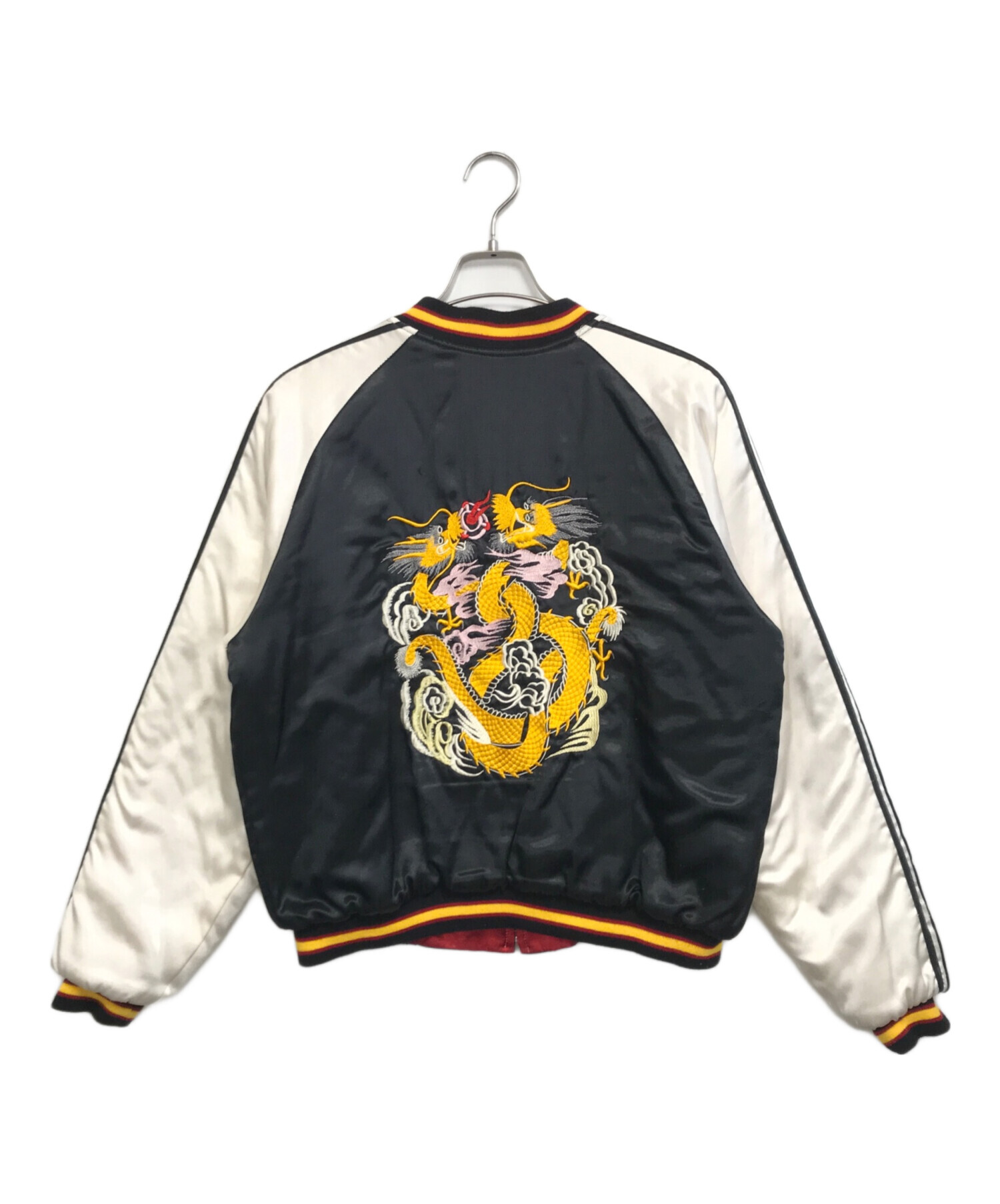 90s　スカジャン　タイガー&ドラゴン　ドラゴンフライ　М 中古・古着通販】DRAGON FLY (ドラゴンフライ) スカジャン ブラック