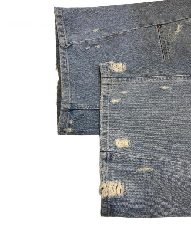 中古・古着通販】kooi (コーイ) ダブルニーデニムパンツ インディゴ 