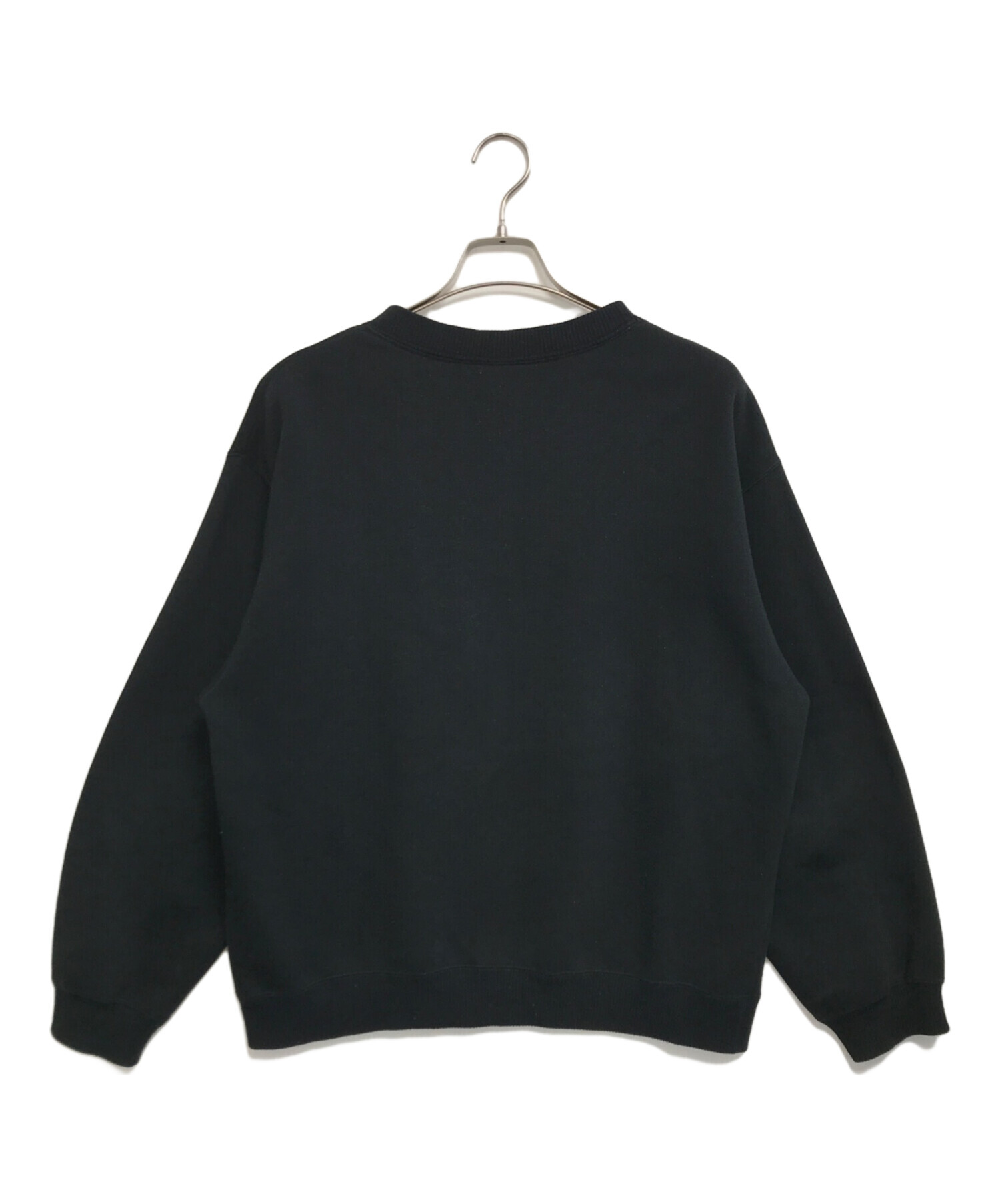 中古・古着通販】stussy (ステューシー) プリントスウェット ブラック