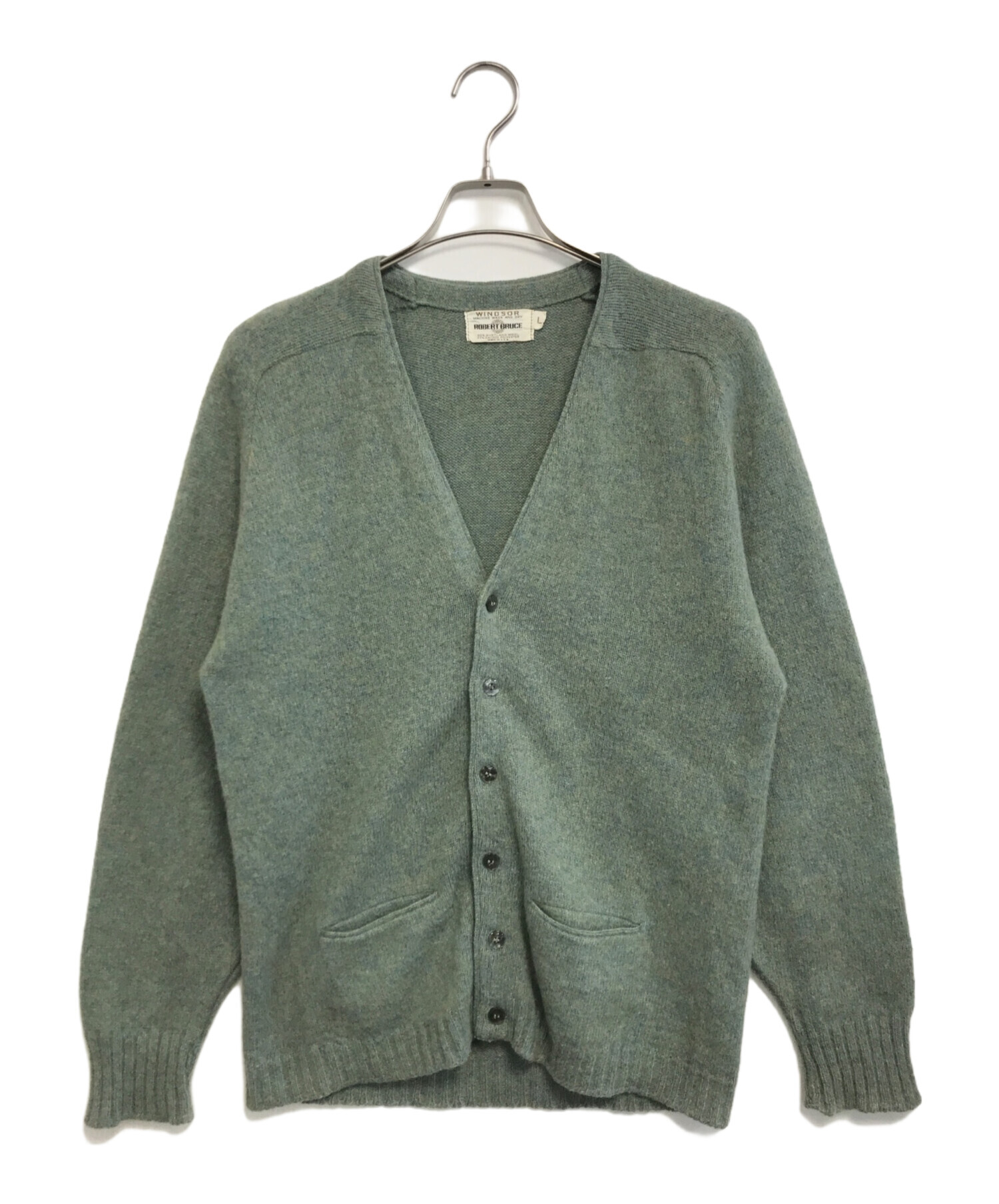 中古・古着通販】robert bruce (ロバートブルース) ウールカーディガン
