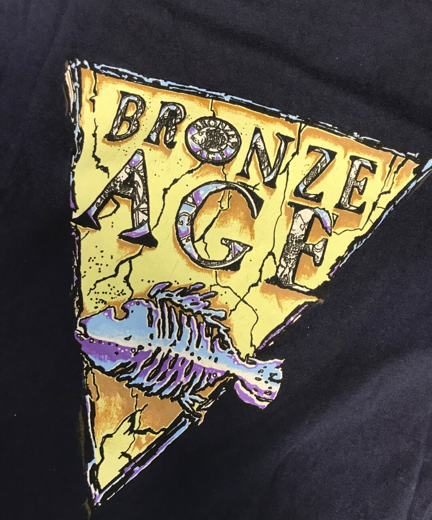 BRONZE AGE☆コットンTシャツ Mサイズ 中古・古着通販】BRONZE AGE (ブロンズエイジ) プリントTシャツ