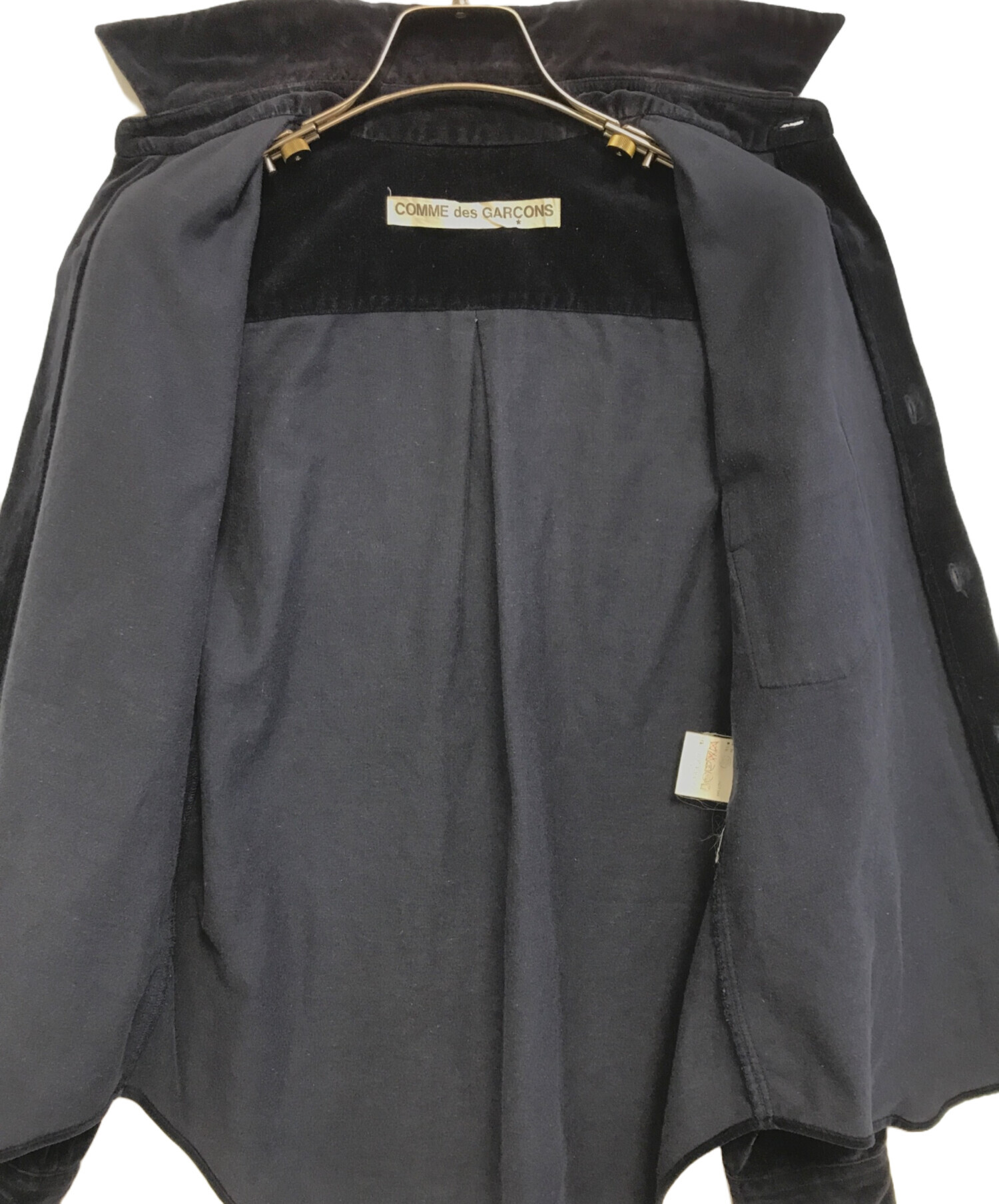 中古・古着通販】COMME des GARCONS (コムデギャルソン) ベロアシャツ
