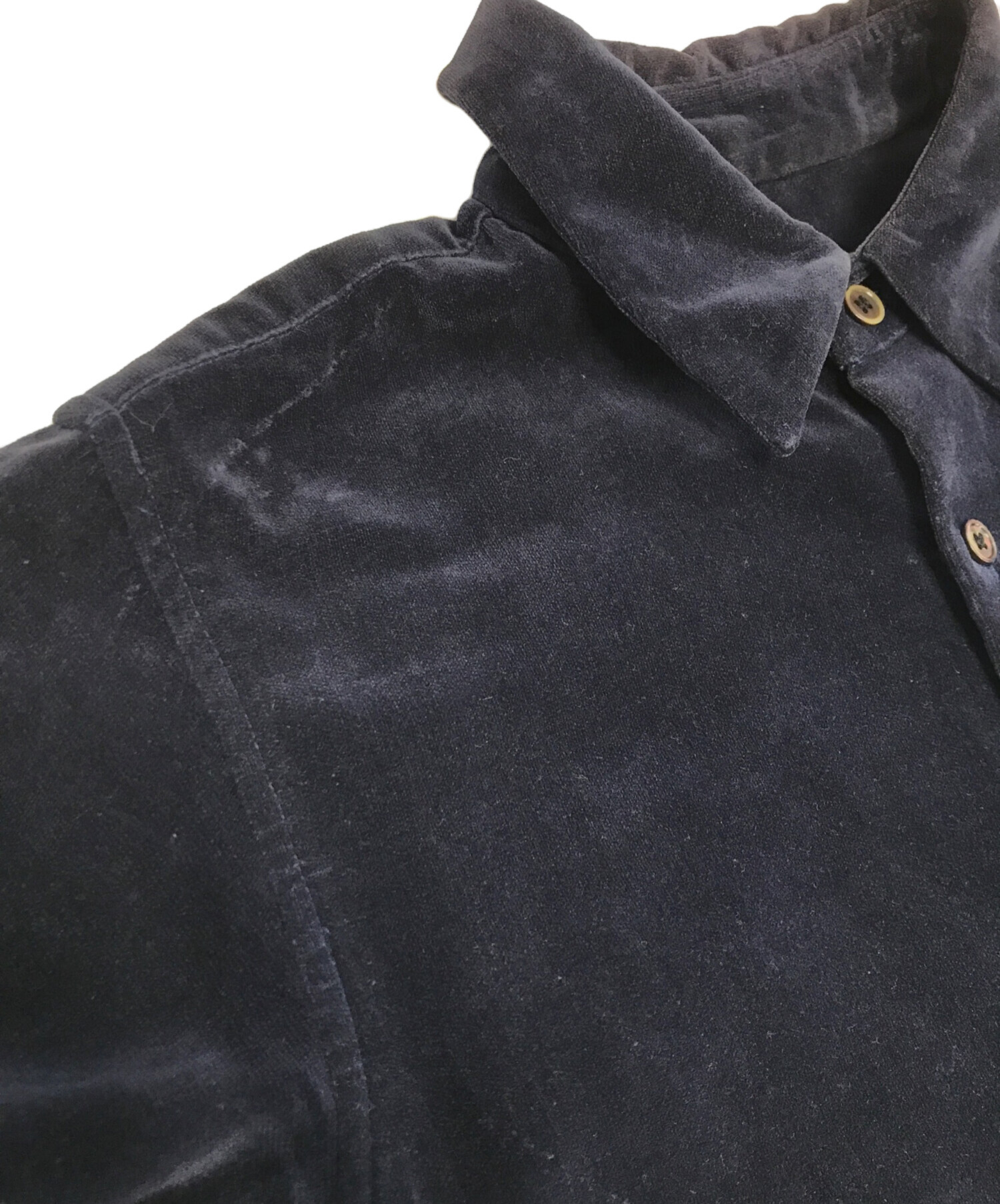 中古・古着通販】COMME des GARCONS (コムデギャルソン) ベロアシャツ