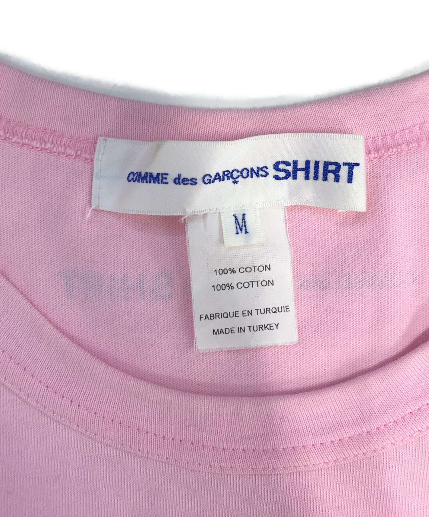 COMME des GARCONS GIRL Tシャツ・カットソー M ピンク 【古着】【中古】【送料無料】 中古・古着通販】COMME des GARCONS GIRL (コムデギャルソンガール