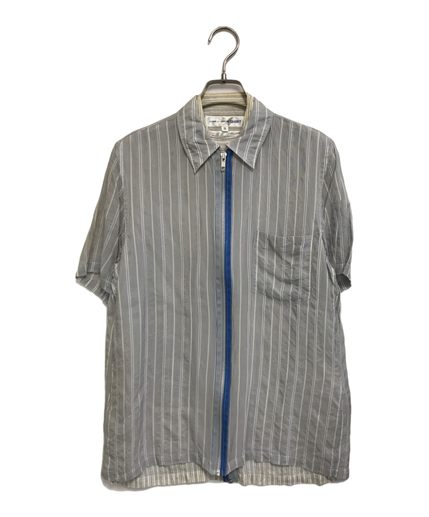 コムデギャルソンシャツ ドッキング 再構築 パッチワーク フランス製　XS 中古・古着通販】COMME des GARCONS (コムデギャルソン) パッチワーク