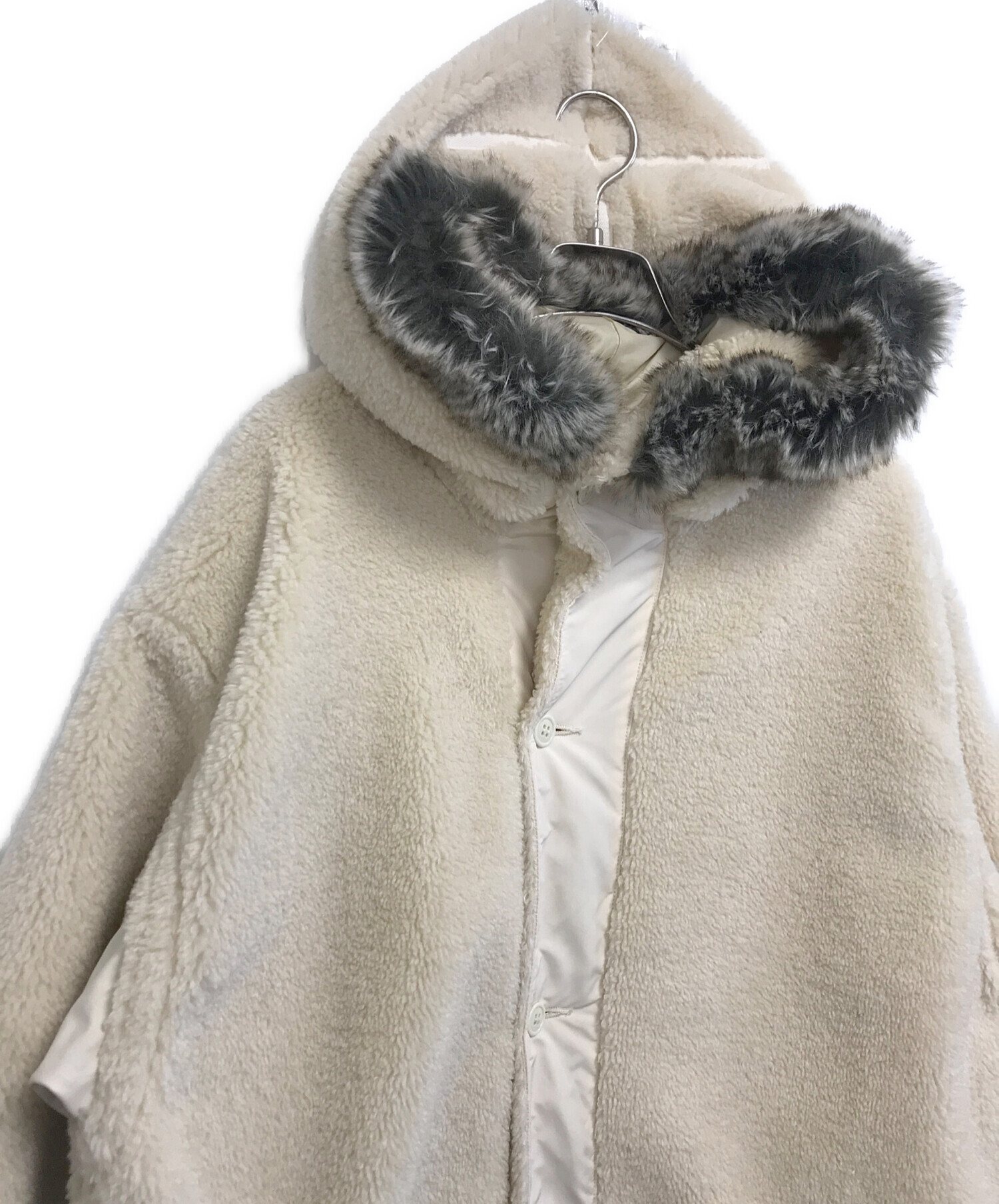 中古・古着通販】HYKE (ハイク) M-43 エコファーボアフードコート