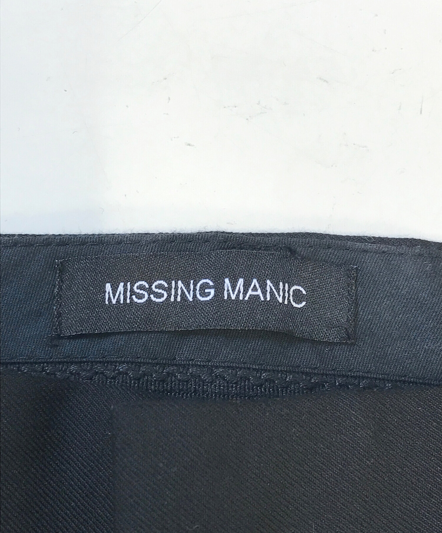 中古・古着通販】MISSING MANIC (ミッシングマニック) ストレート