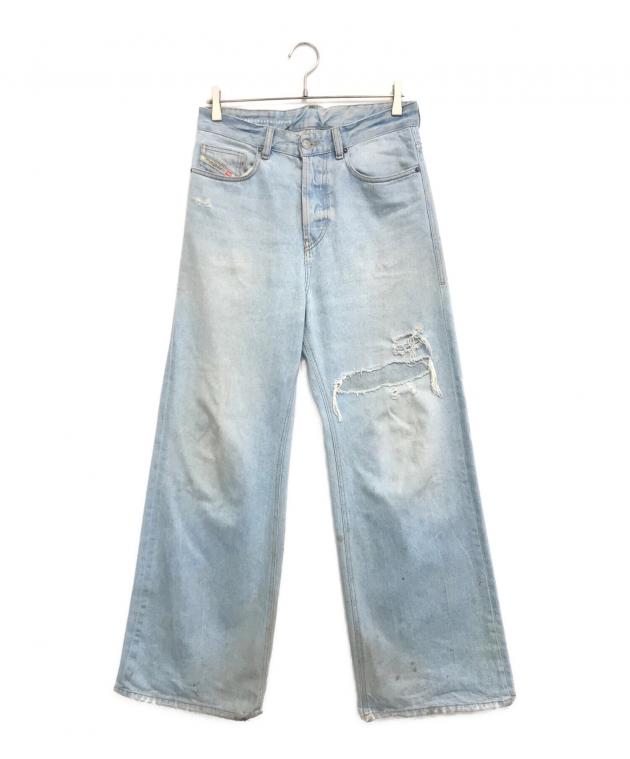 中古・古着通販】DIESEL (ディーゼル) relaxed jeans d-riseダメージ
