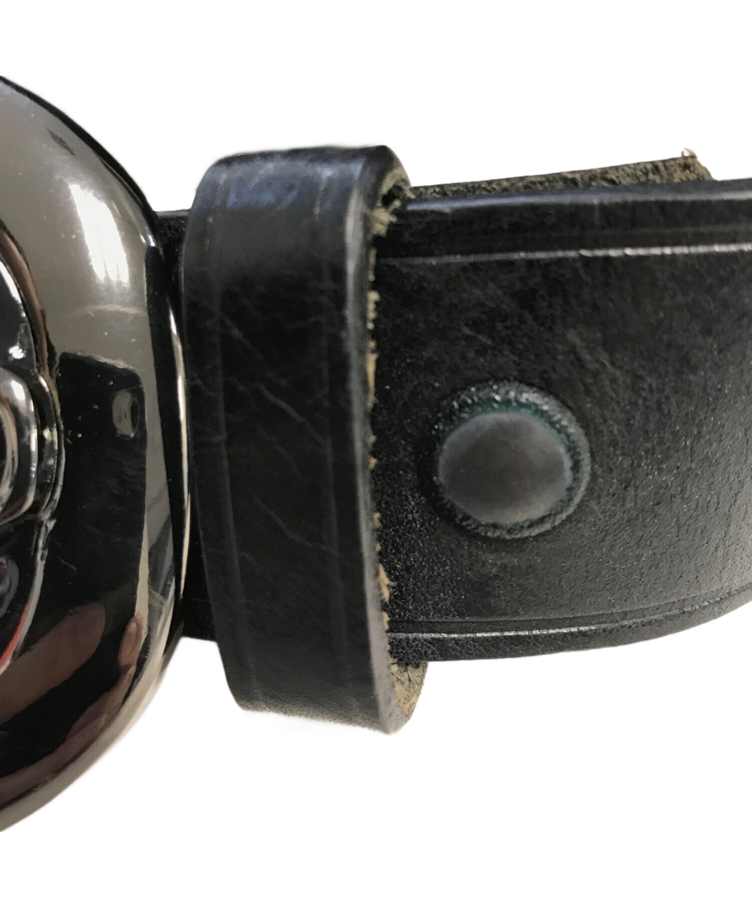 中古・古着通販】DSQUARED2 (ディースクエアード) ロゴバックル レザー