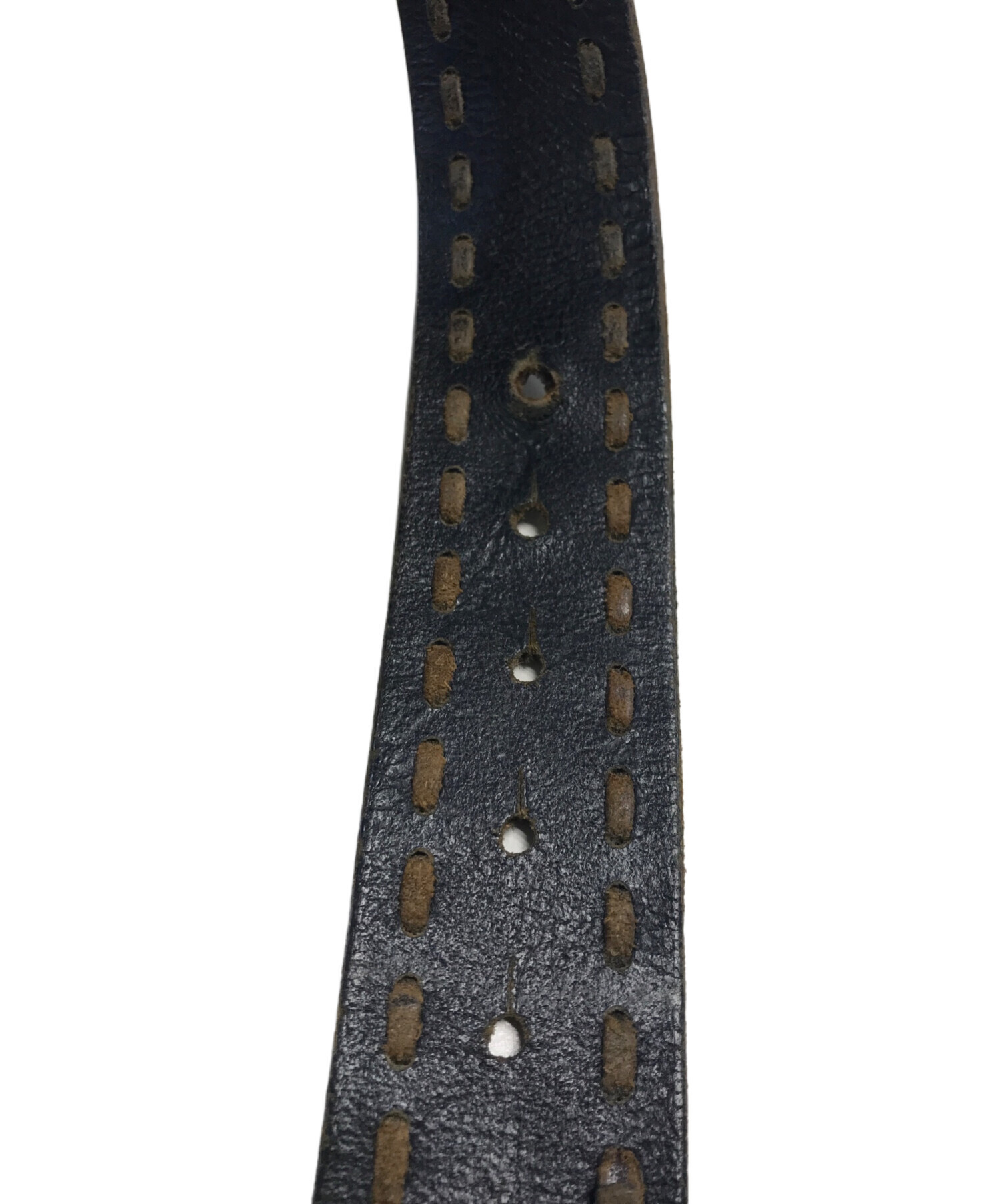 中古・古着通販】DSQUARED2 (ディースクエアード) ロゴバックル レザー