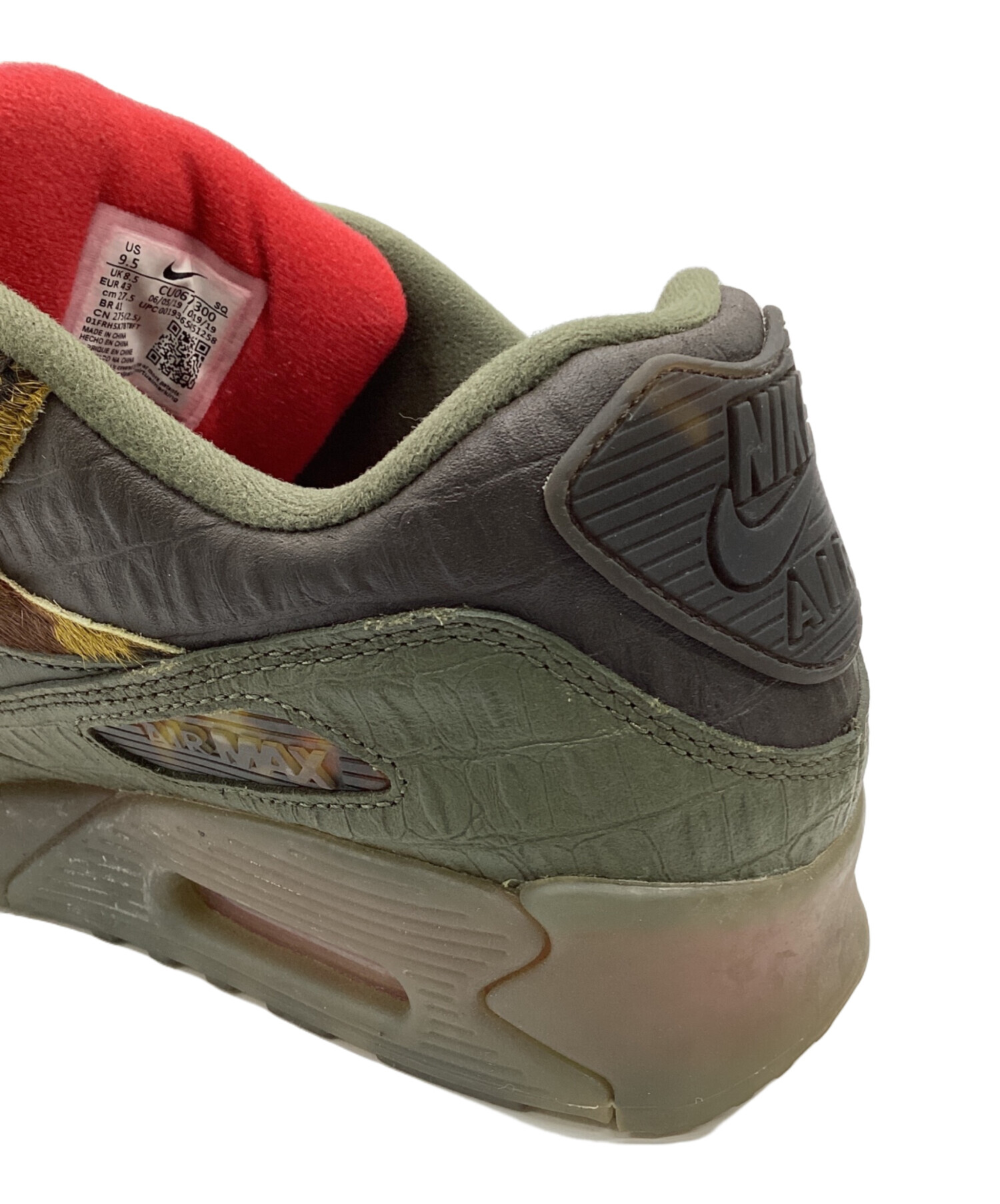 中古・古着通販】NIKE (ナイキ) Air Max 90 Croc Camo オリーブ サイズ 