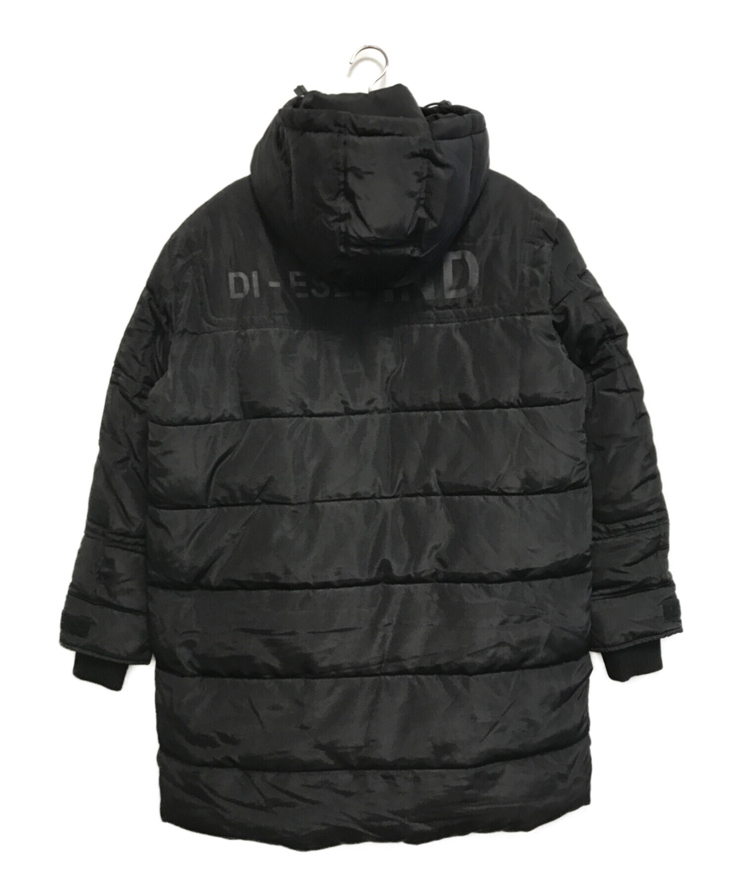 中古・古着通販】DIESEL (ディーゼル) ダウンコート ブラック サイズ:M