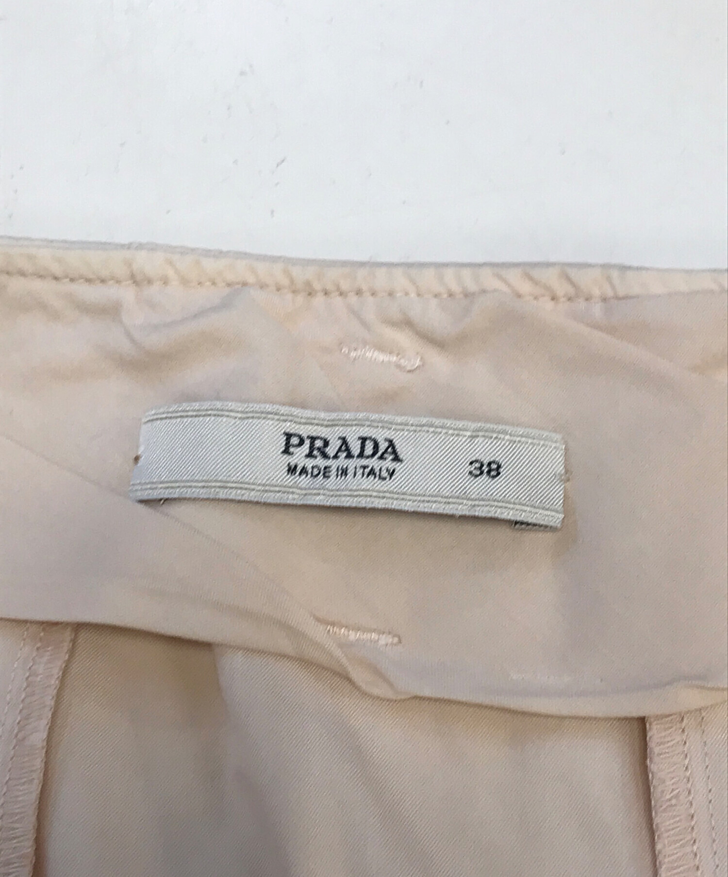 中古・古着通販】PRADA (プラダ) プリーツスカート ピンク サイズ:SIZE