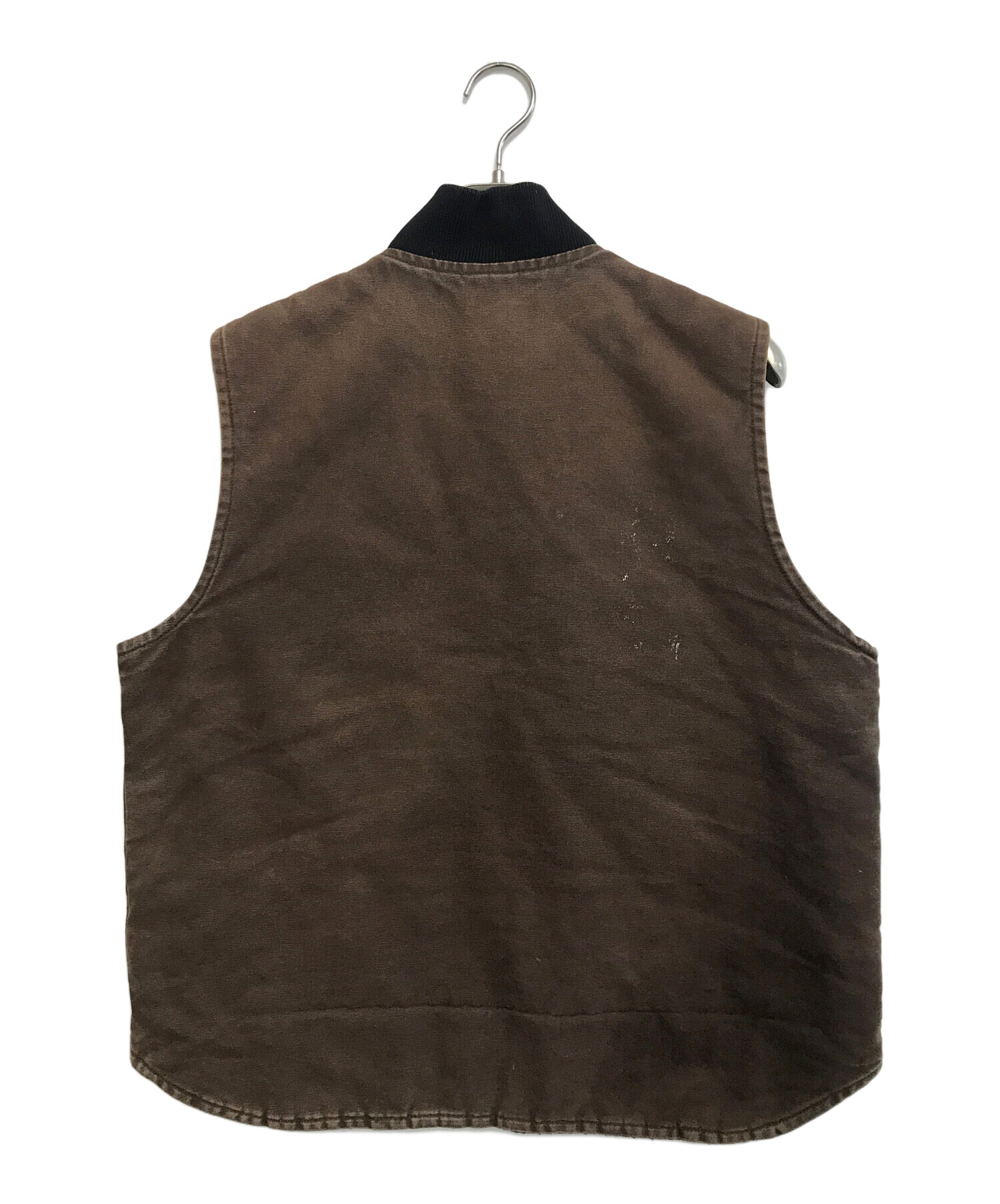 中古・古着通販】CarHartt (カーハート) ダックベスト ブラウン サイズ