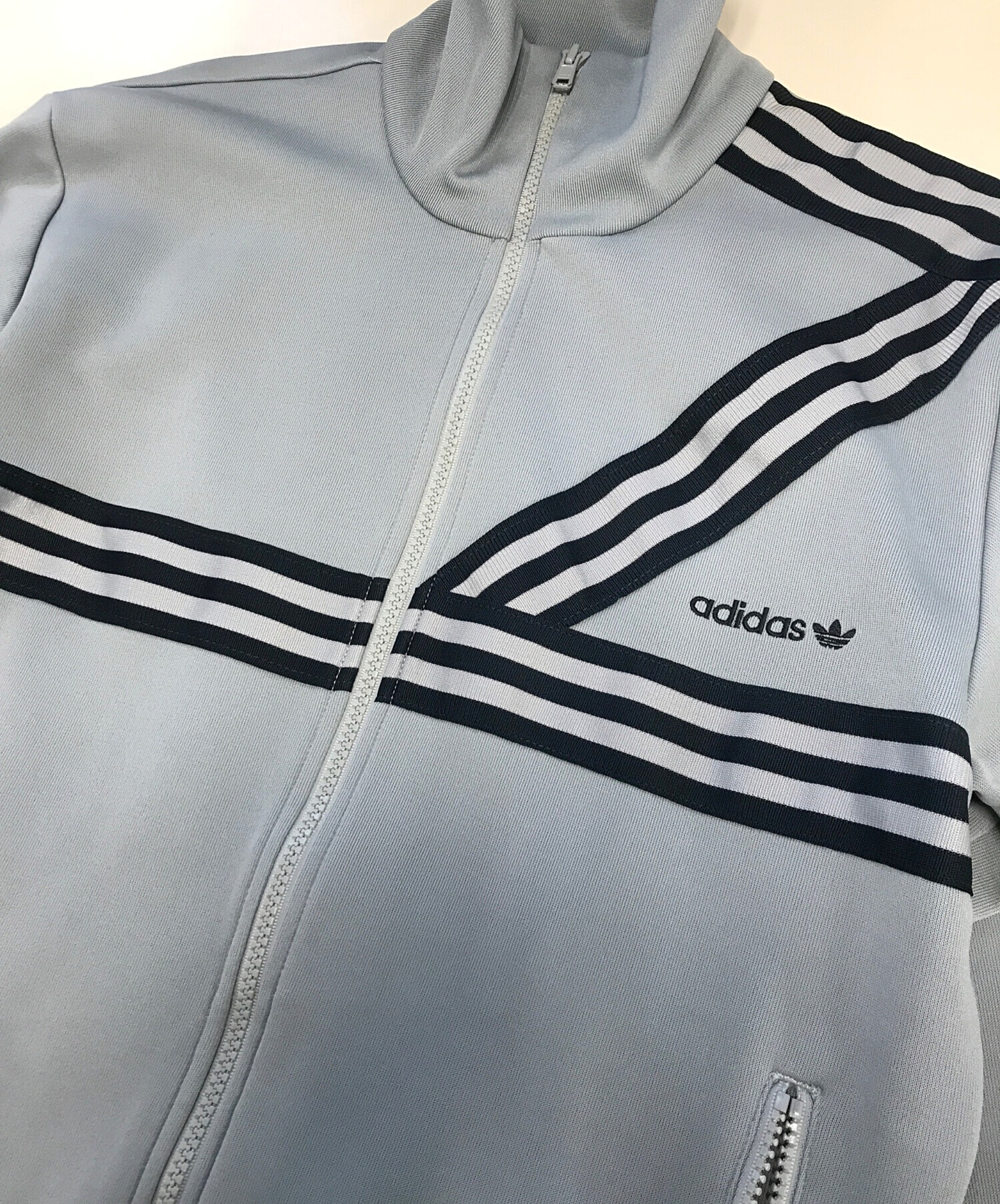 中古・古着通販】adidas (アディダス) トラックジャケット グレー