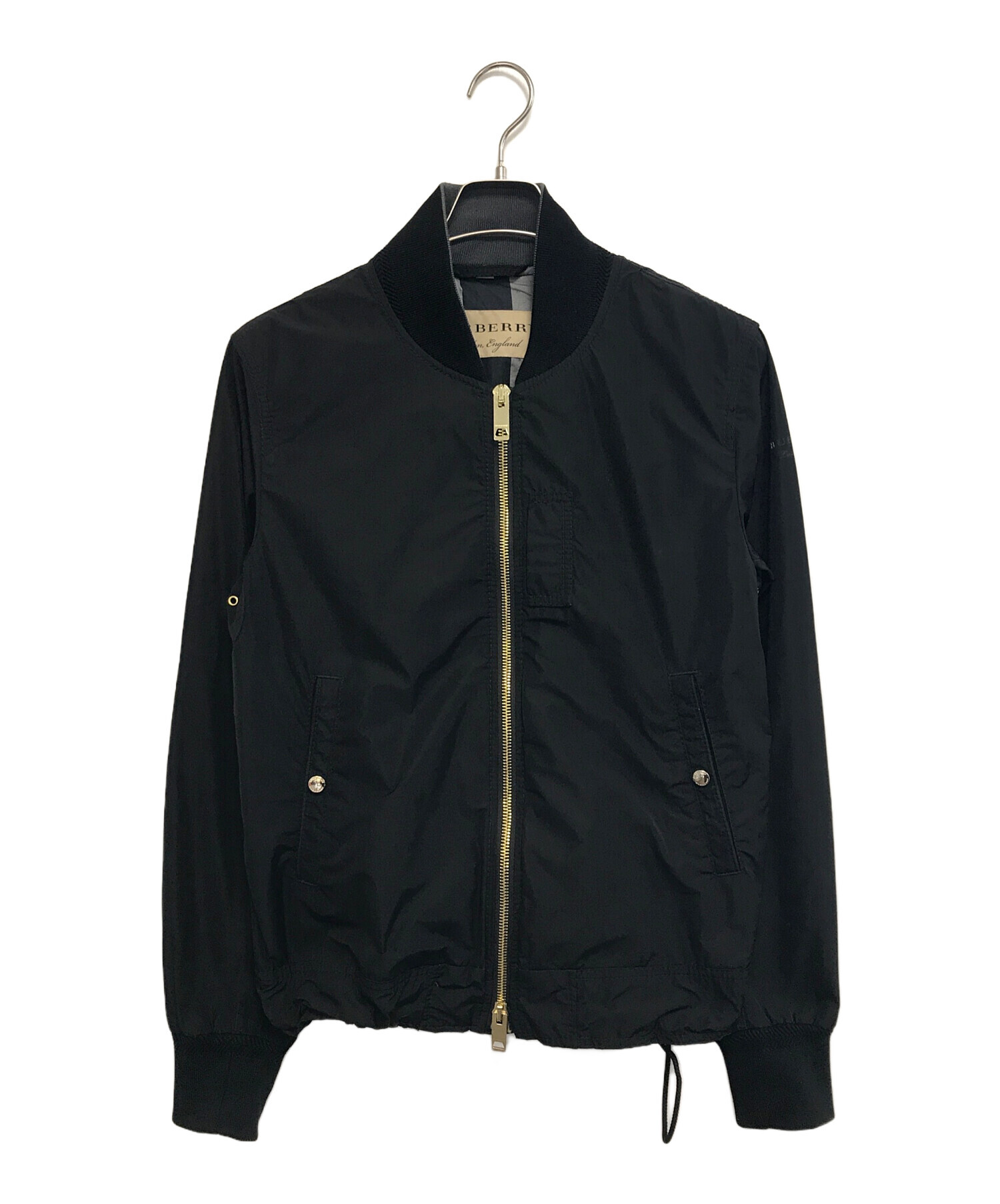 中古・古着通販】BURBERRY (バーバリー) ボンバージャケット ブラック