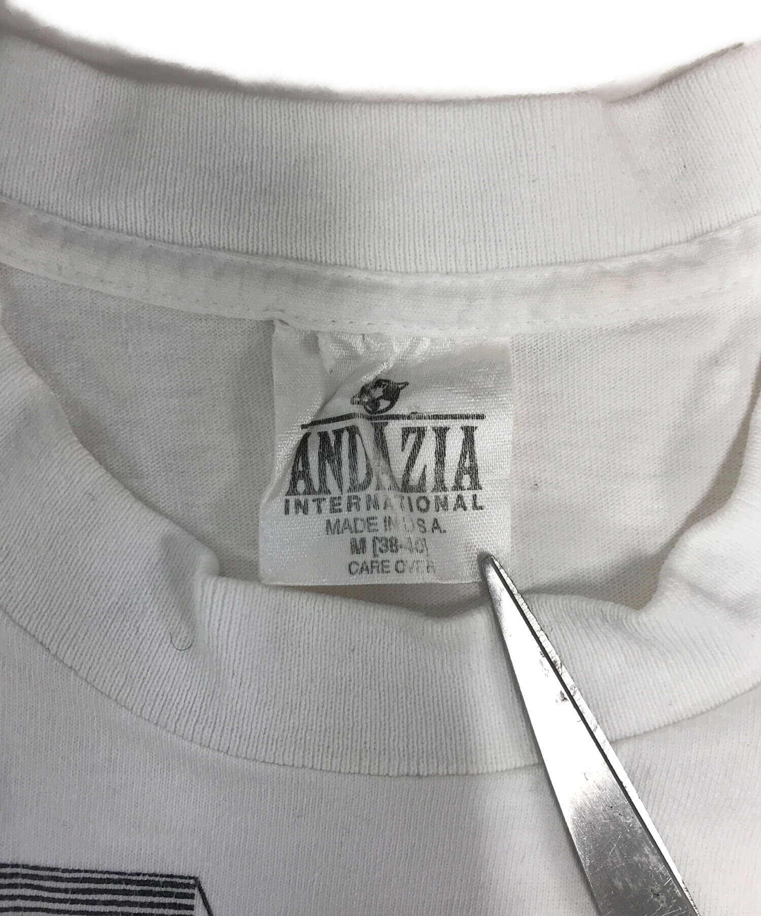 中古・古着通販】ANDAZIA (アンダジア) アートプリントTシャツ