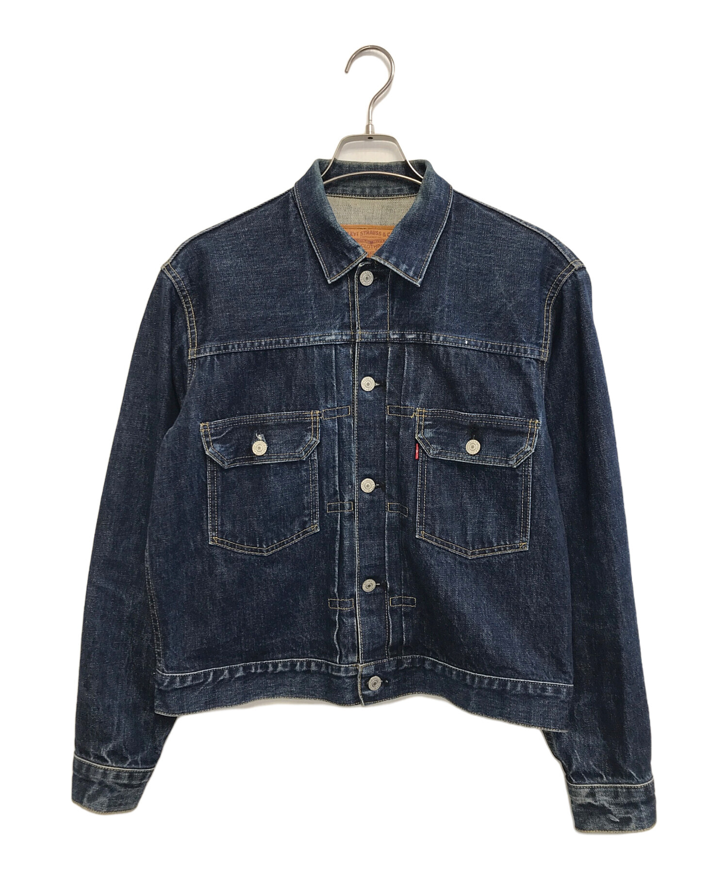 【美品】リーバイス 大戦 2nd デニムジャケット M 復刻 インディゴ 古着 中古・古着通販】LEVI'S (リーバイス) 2nd 復刻 デニムジャケット